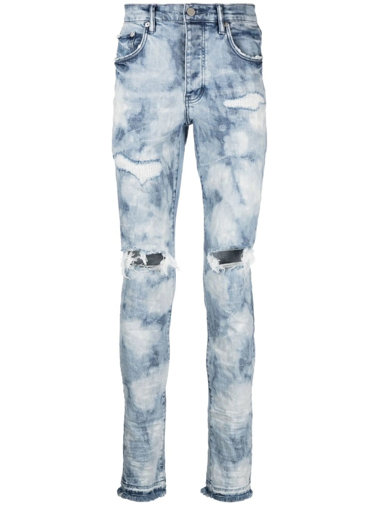 distressed skinny jeans