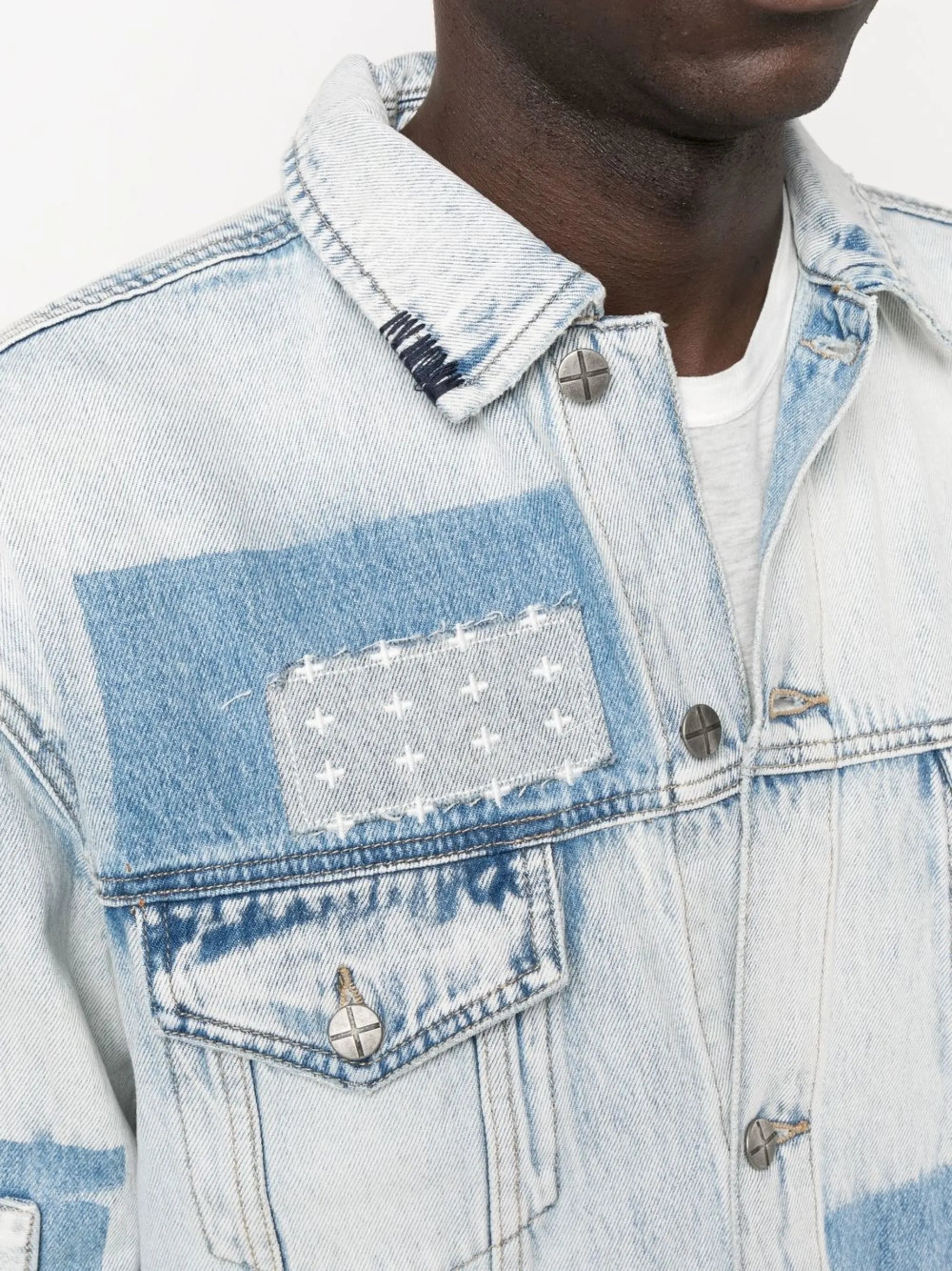 long-sleeve denim jacket