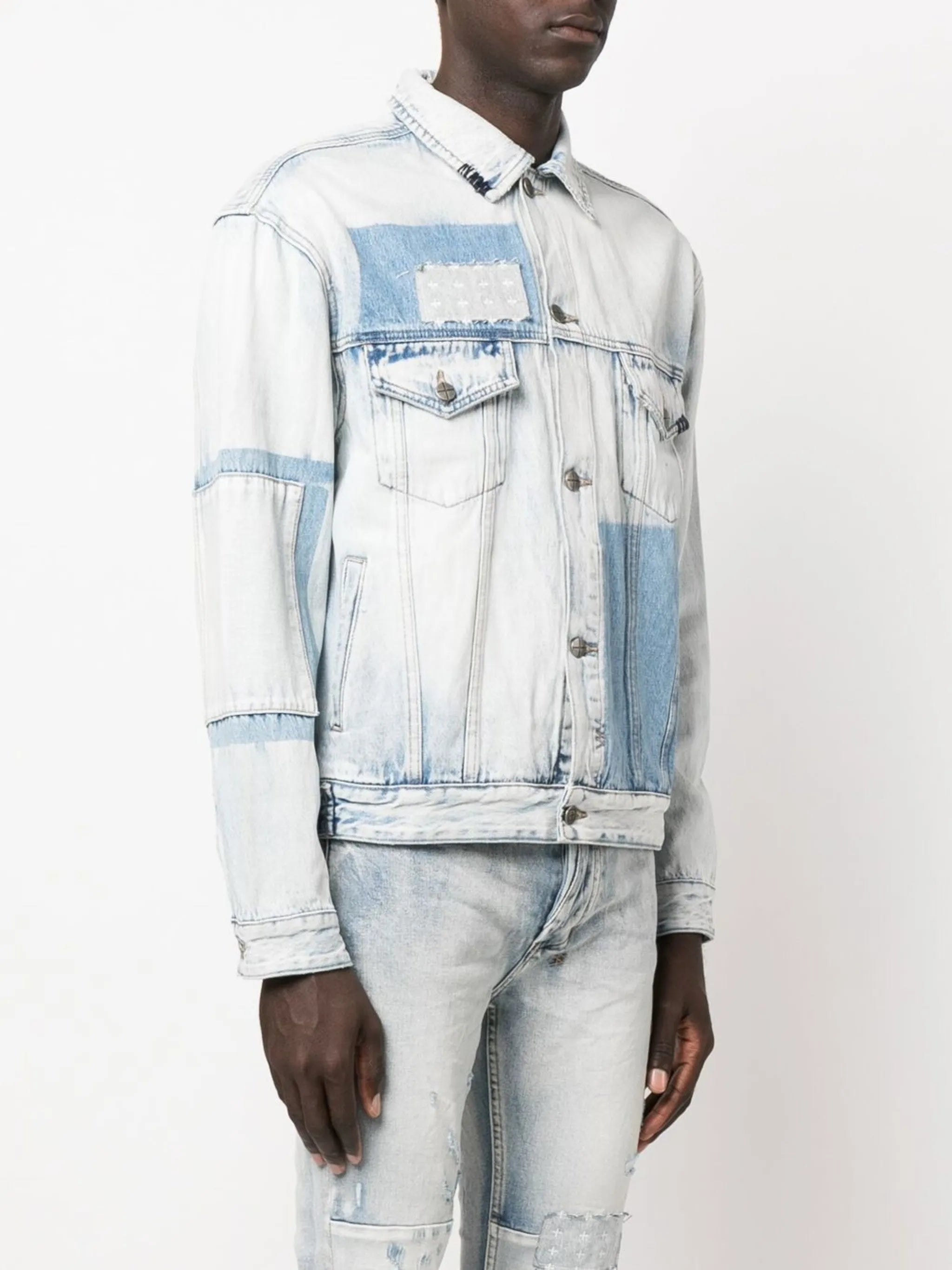 long-sleeve denim jacket