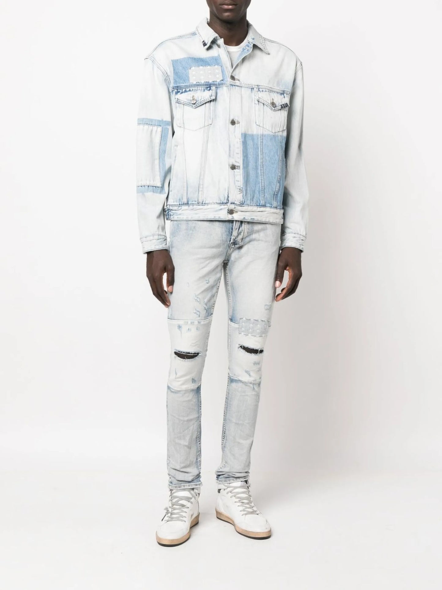 long-sleeve denim jacket