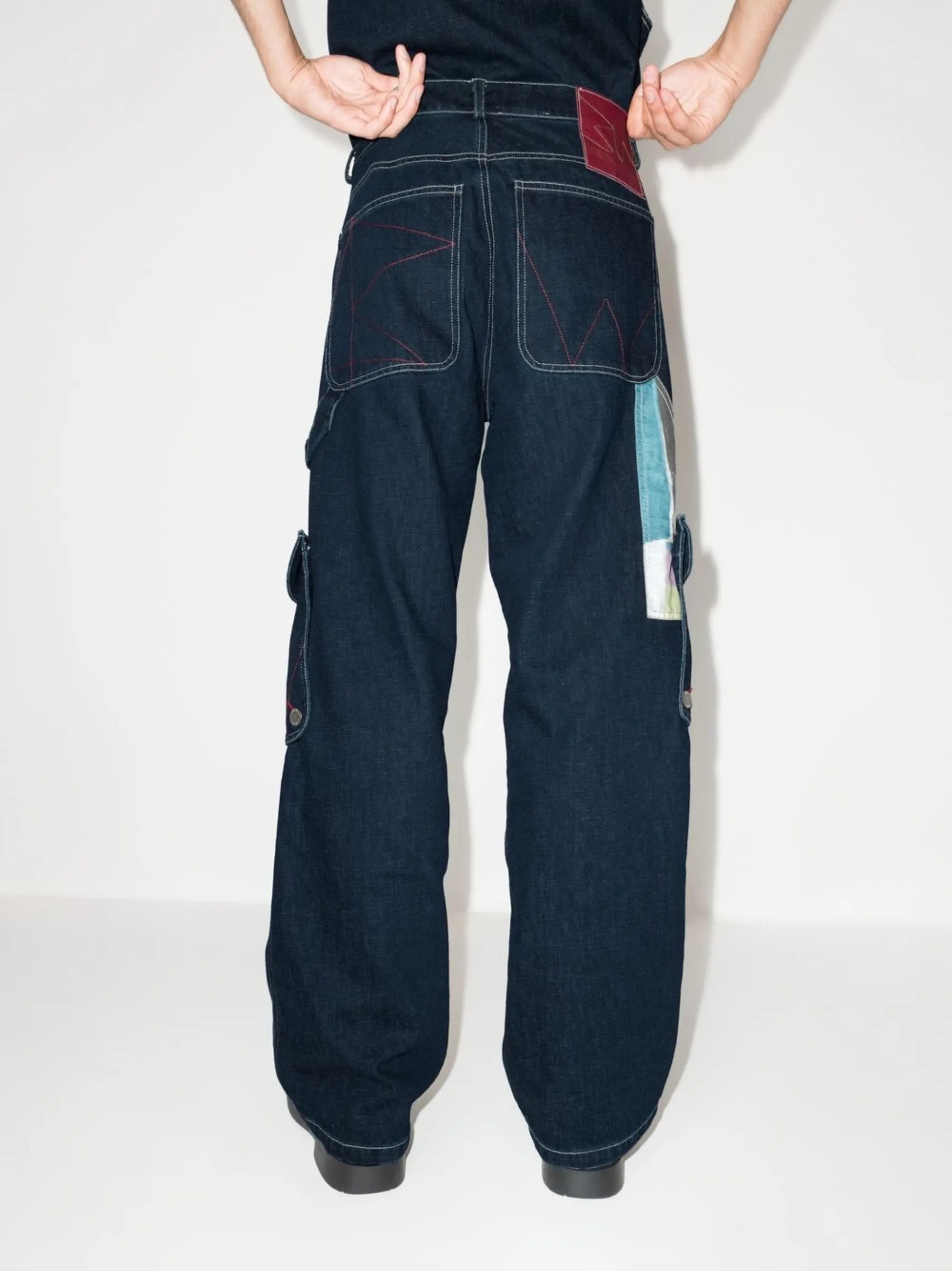 x Browns wide-leg cargo jeans