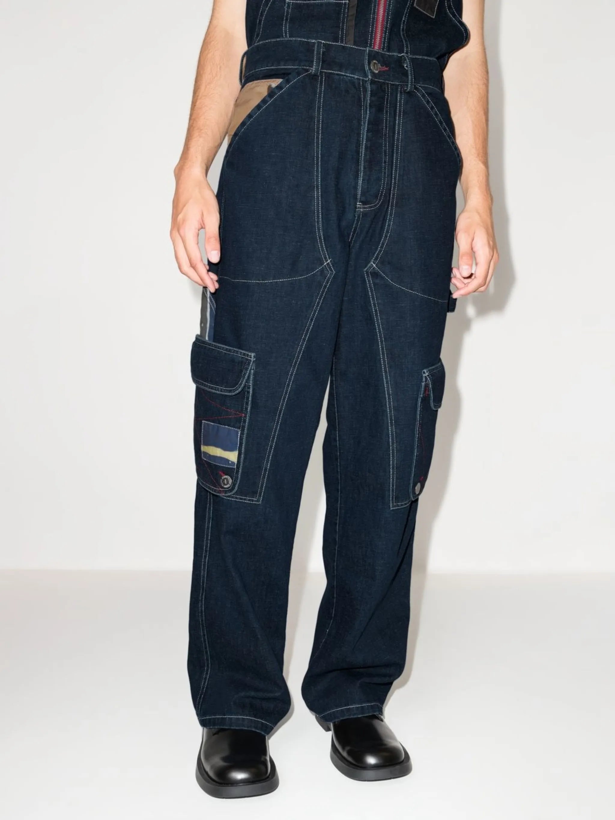 x Browns wide-leg cargo jeans