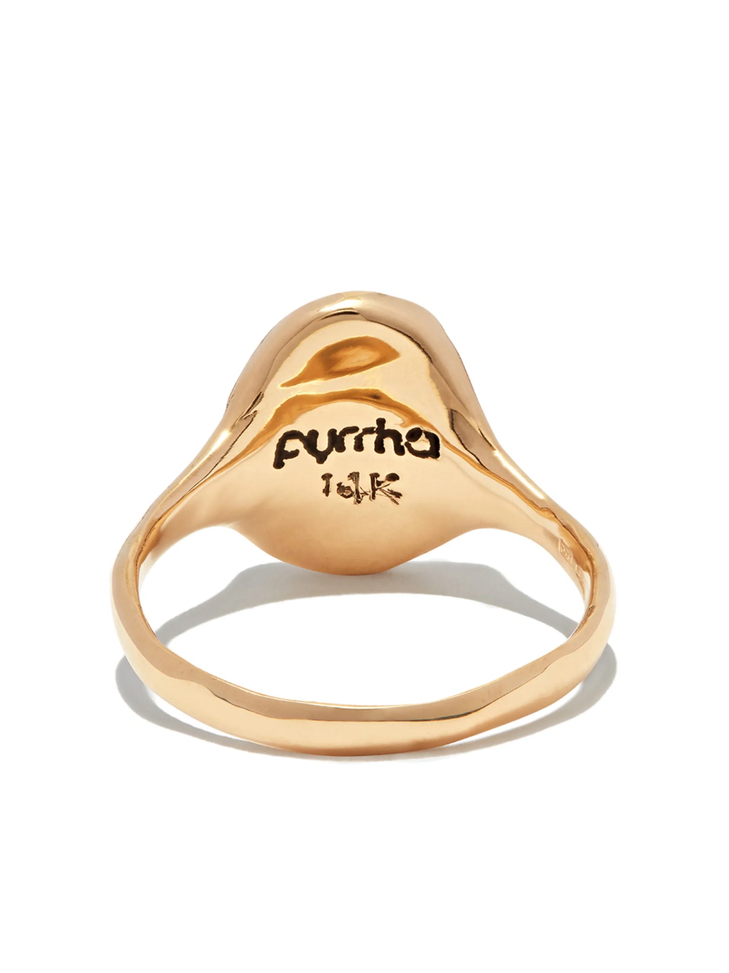 14kt yellow gold Inspiration signet ring