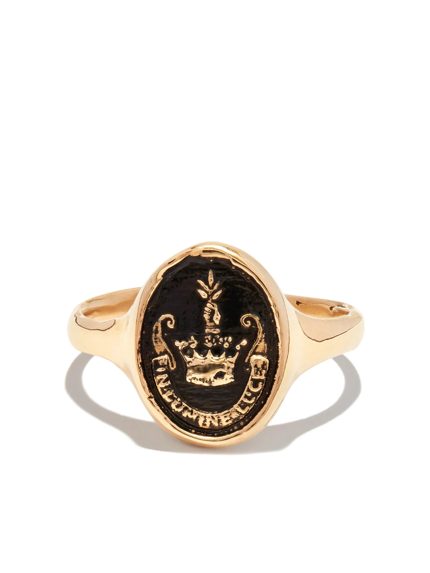 14kt yellow gold Inspiration signet ring