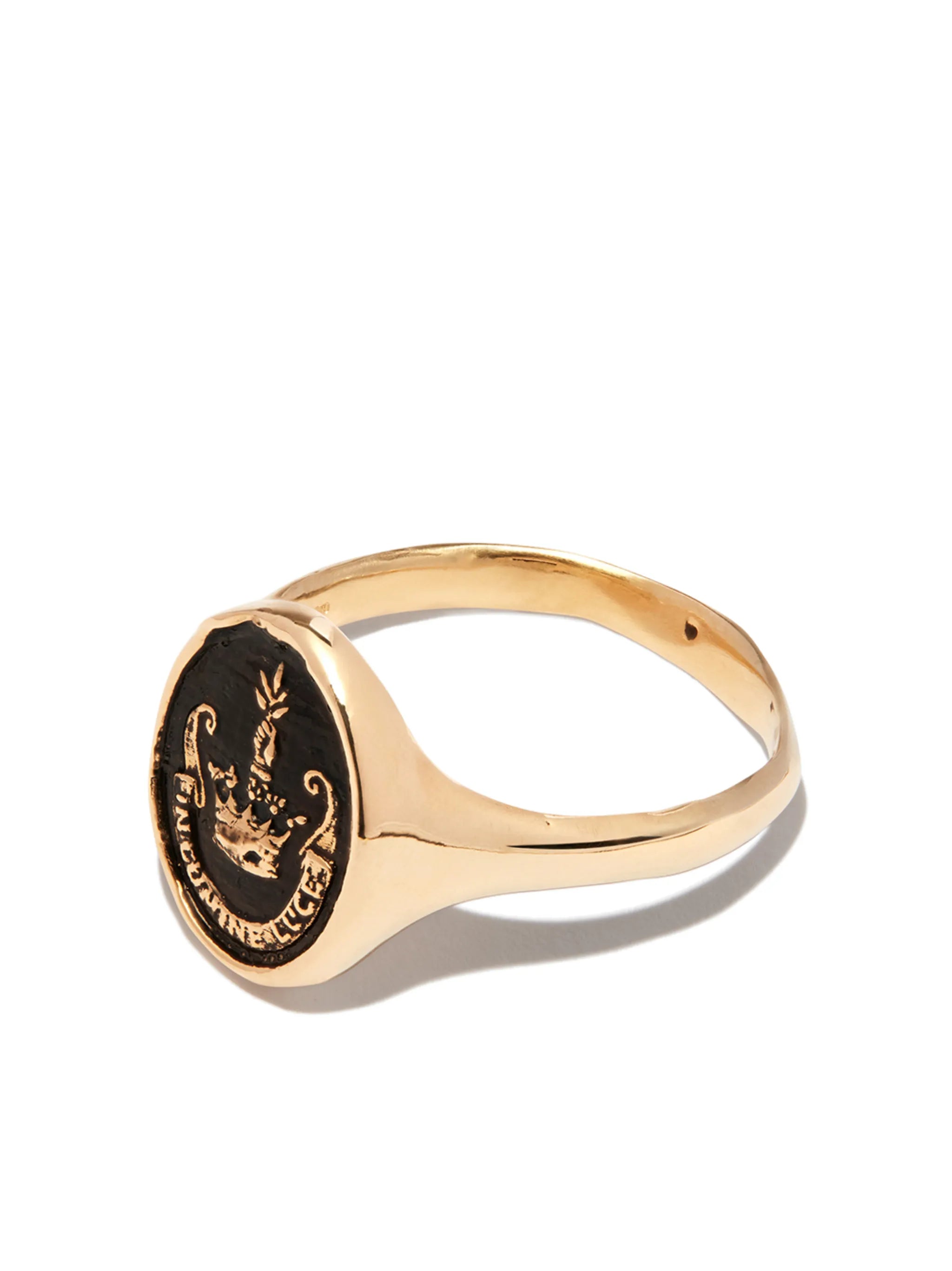 14kt yellow gold Inspiration signet ring