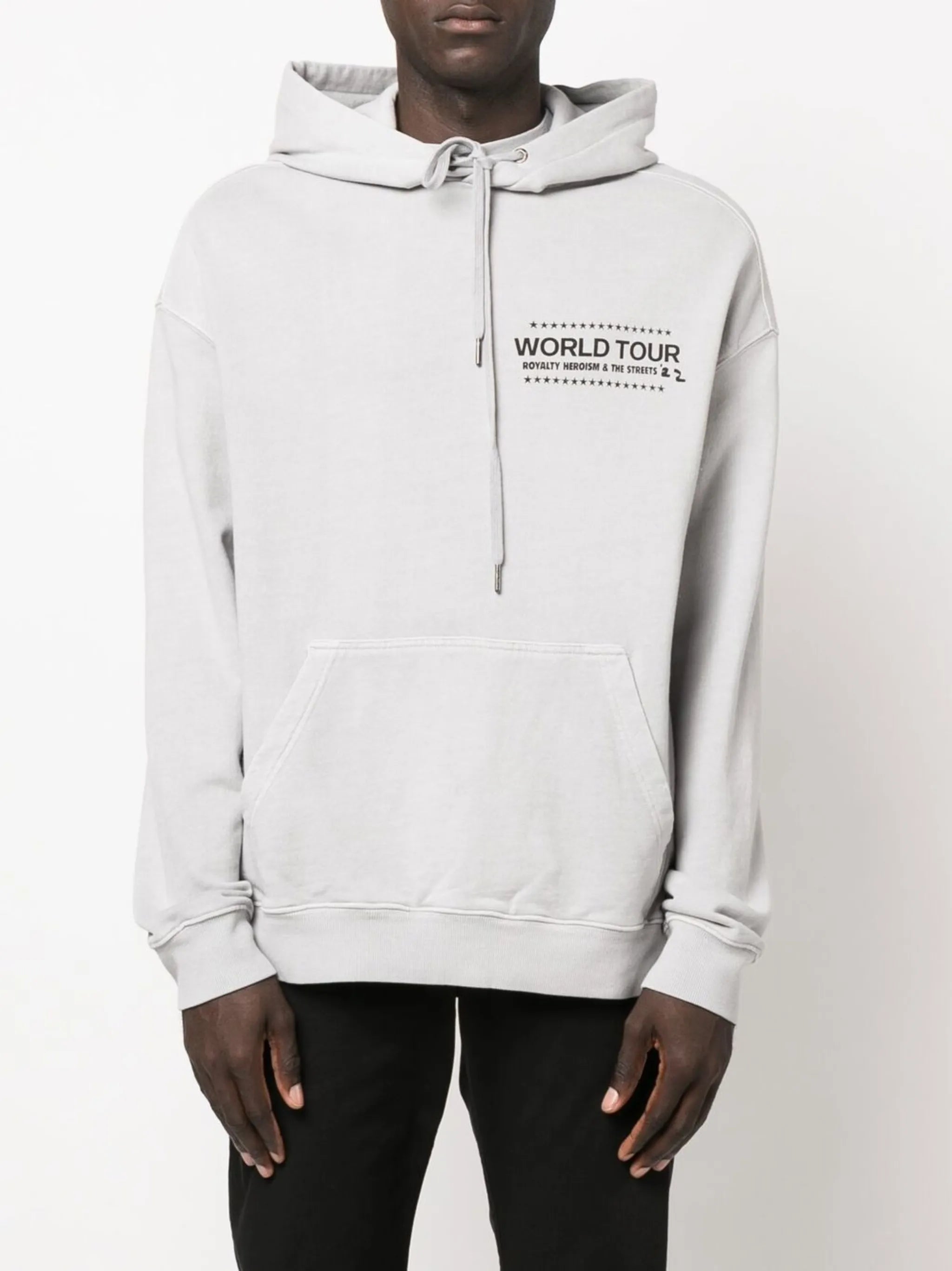 graphic-print hoodie