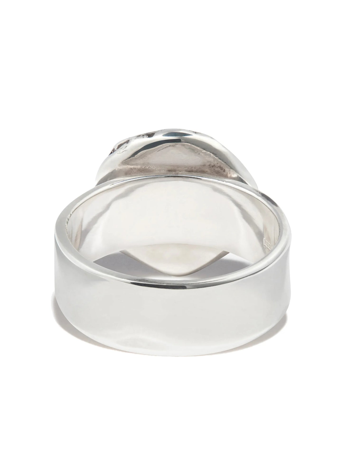 sterling silver Direction signet ring