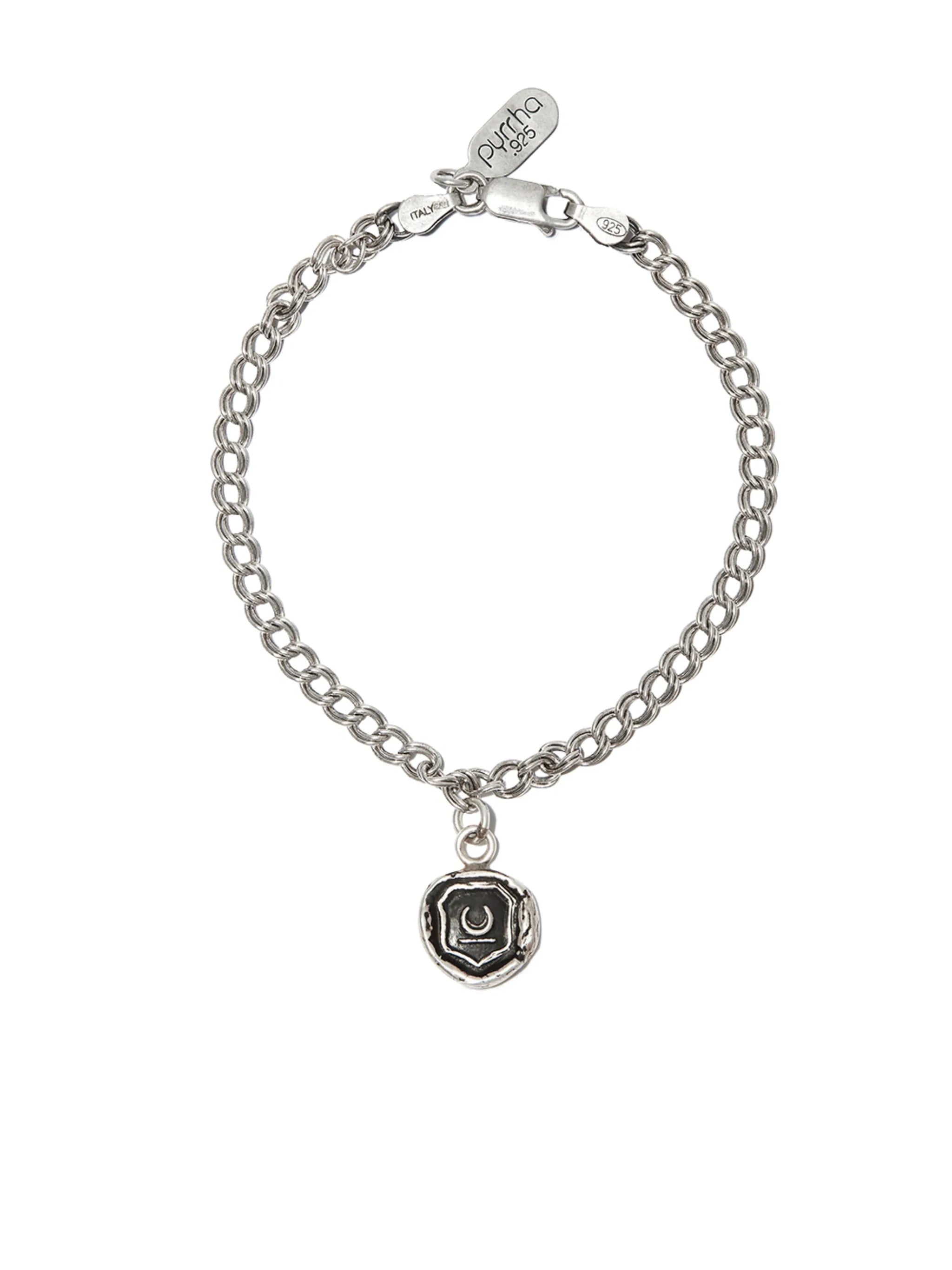 silver New Beginnings charm bracelet