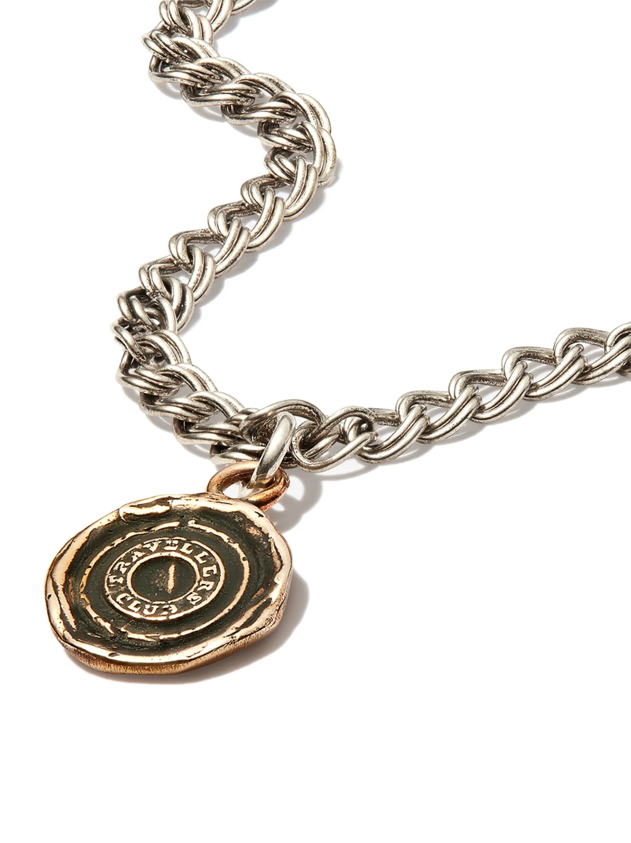 sterling silver Safe Travels charm bracelet