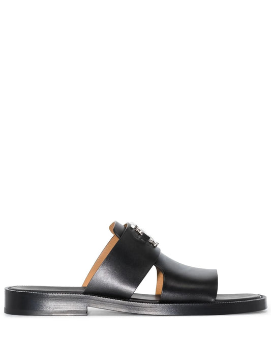 Kingsgate monogram-motif flat sandals