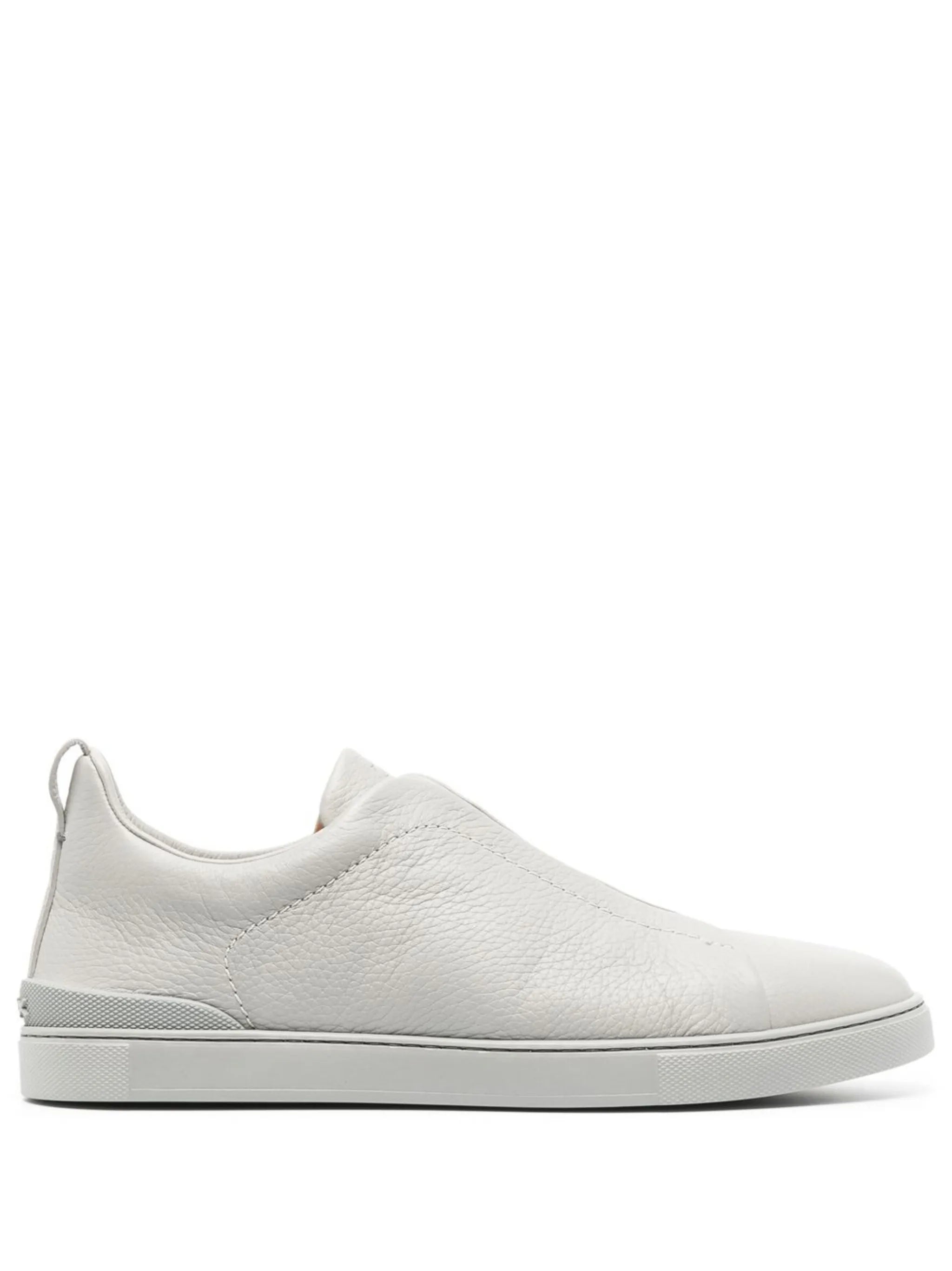 triple-stitch low-top sneakers