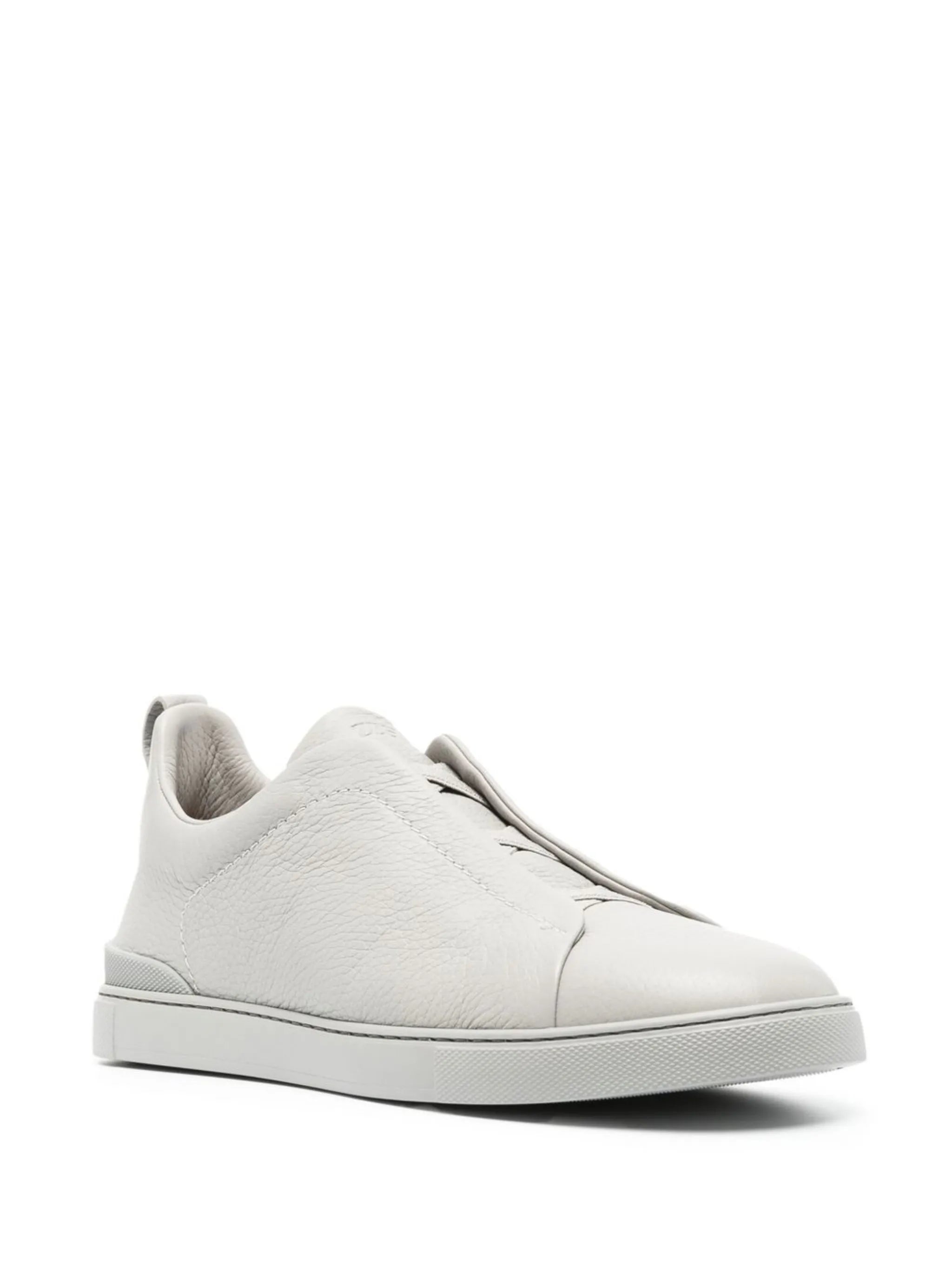 triple-stitch low-top sneakers