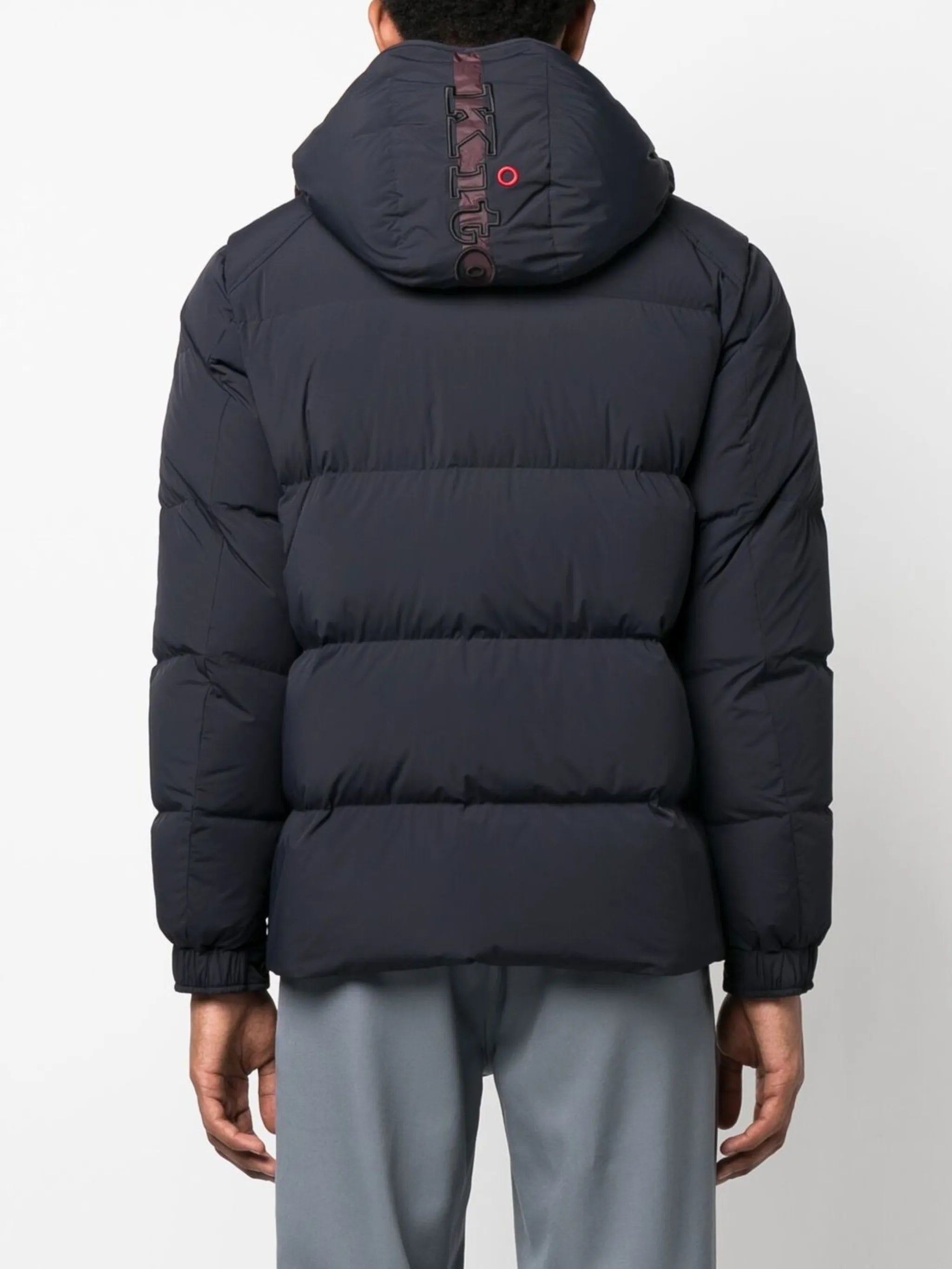 zipped-up padded jacket