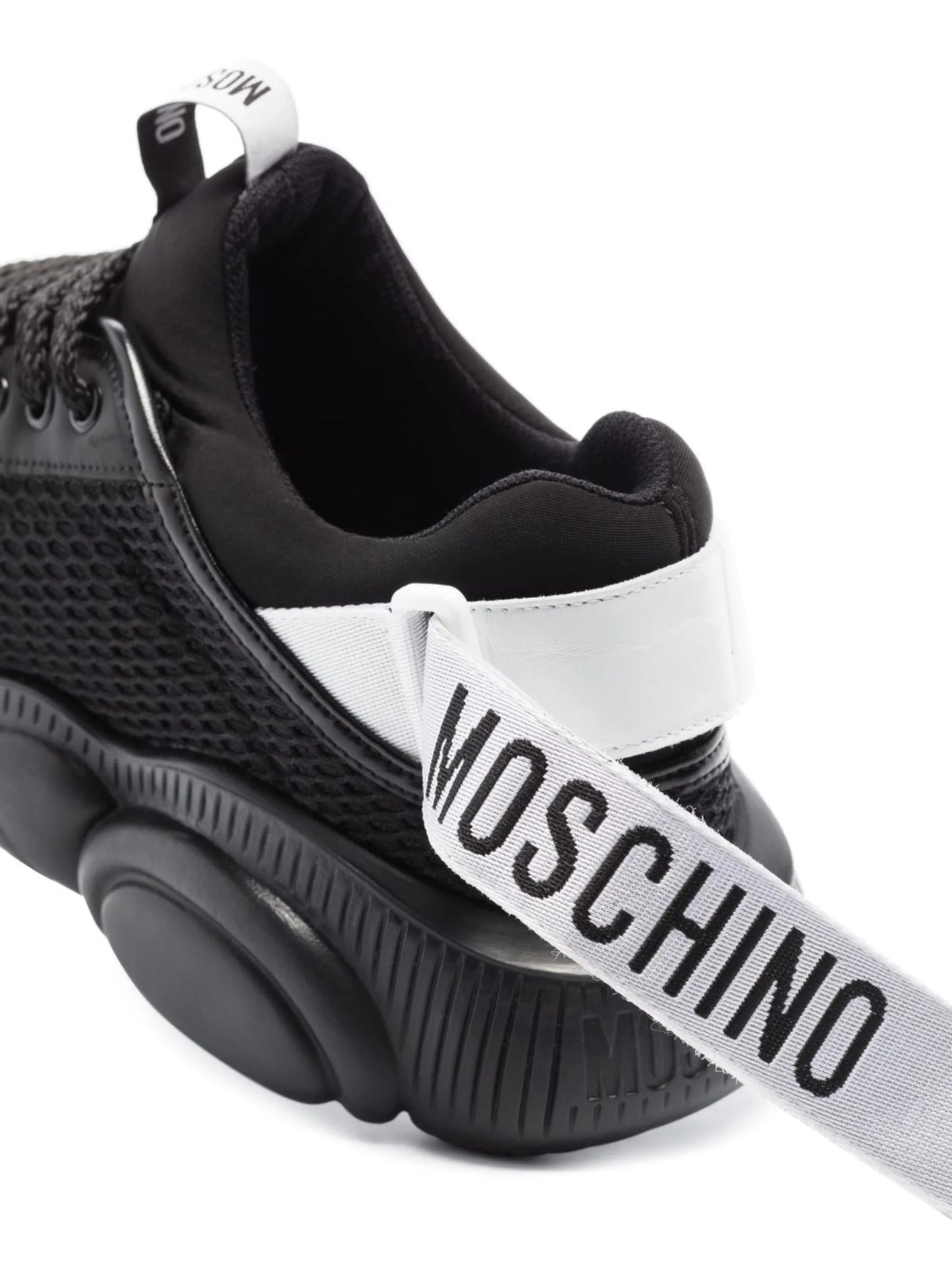 chunky-sole logo-strap sneakers