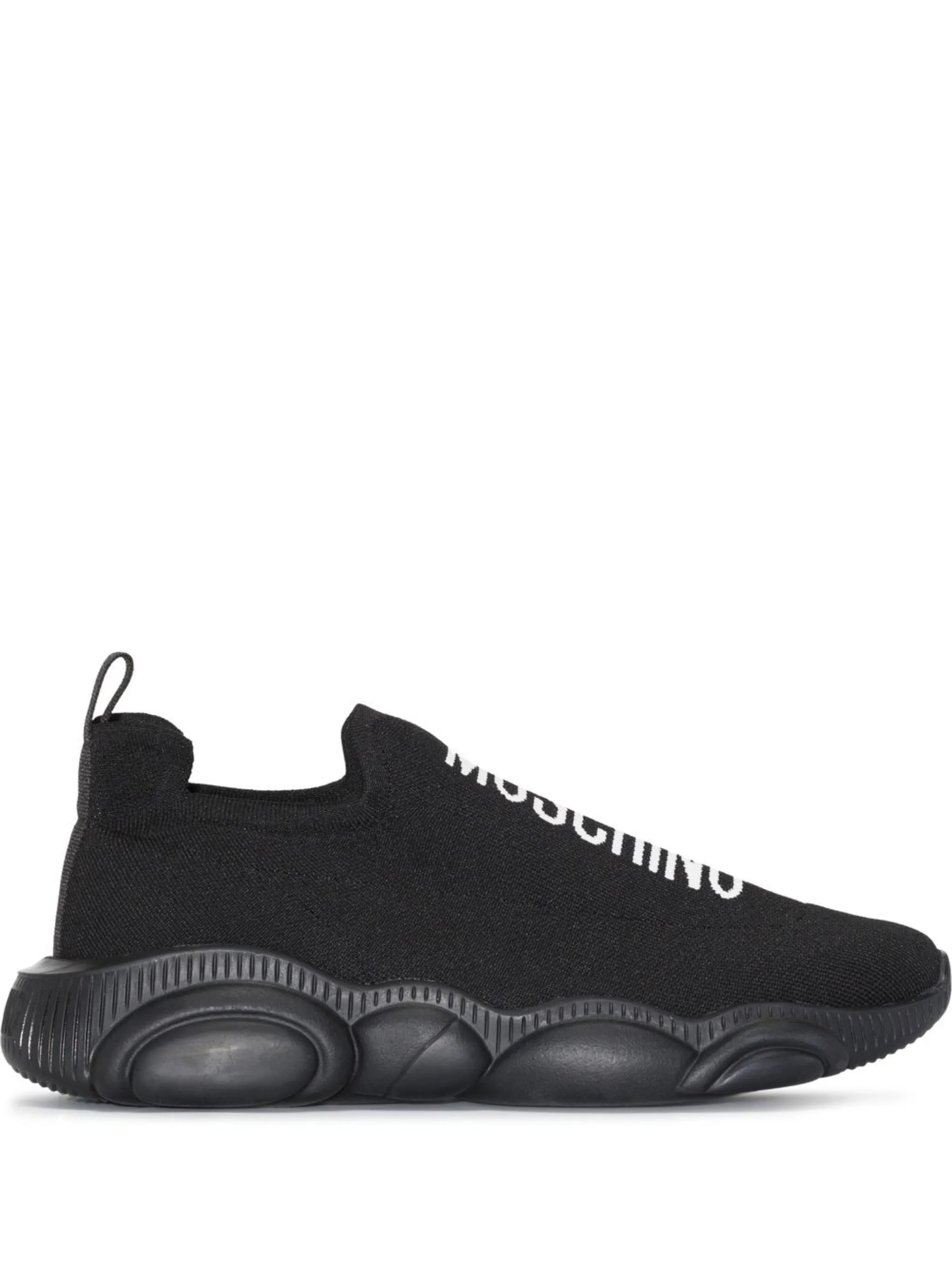 Teddy sole logo sock sneakers