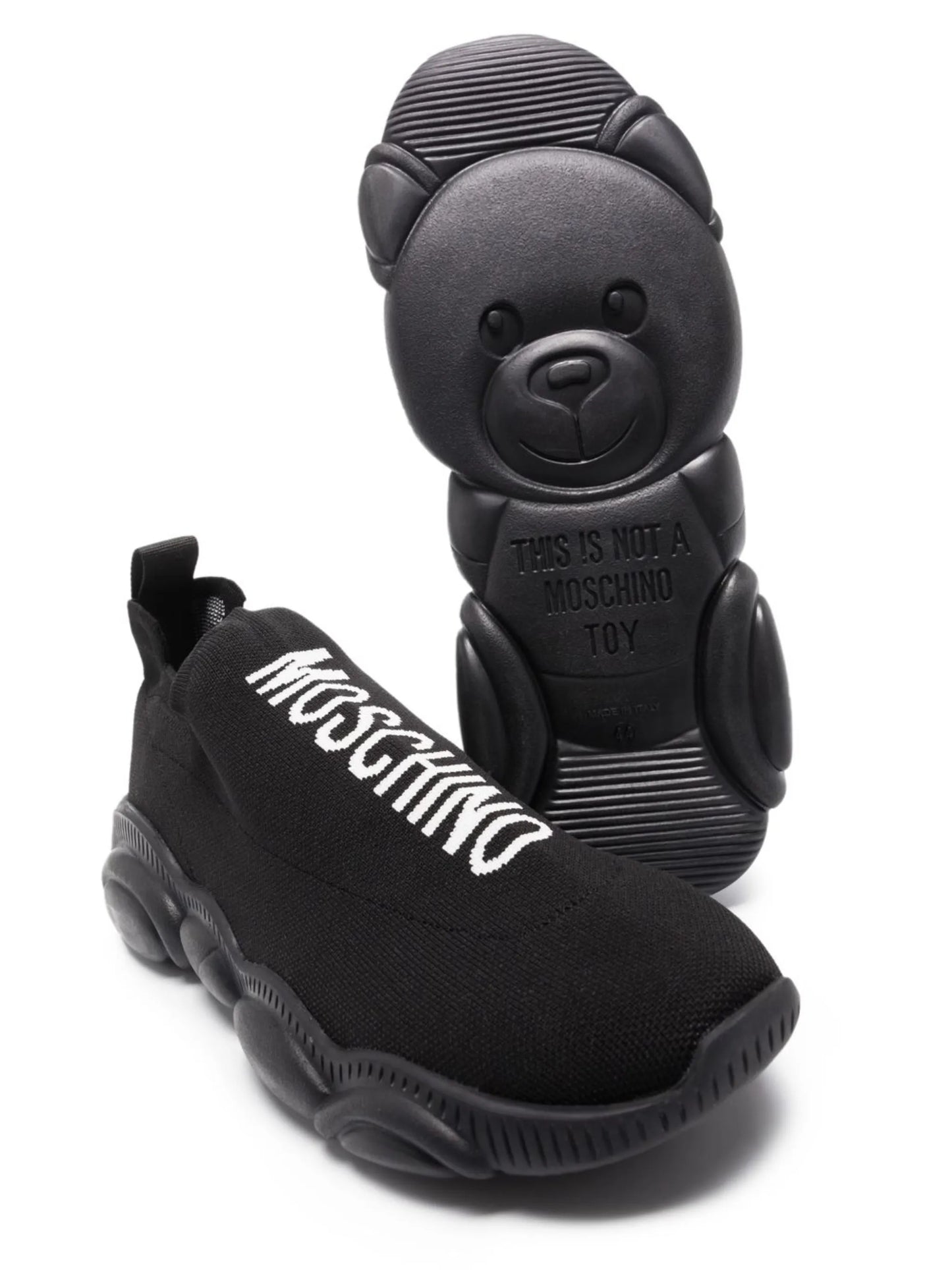 Teddy sole logo sock sneakers