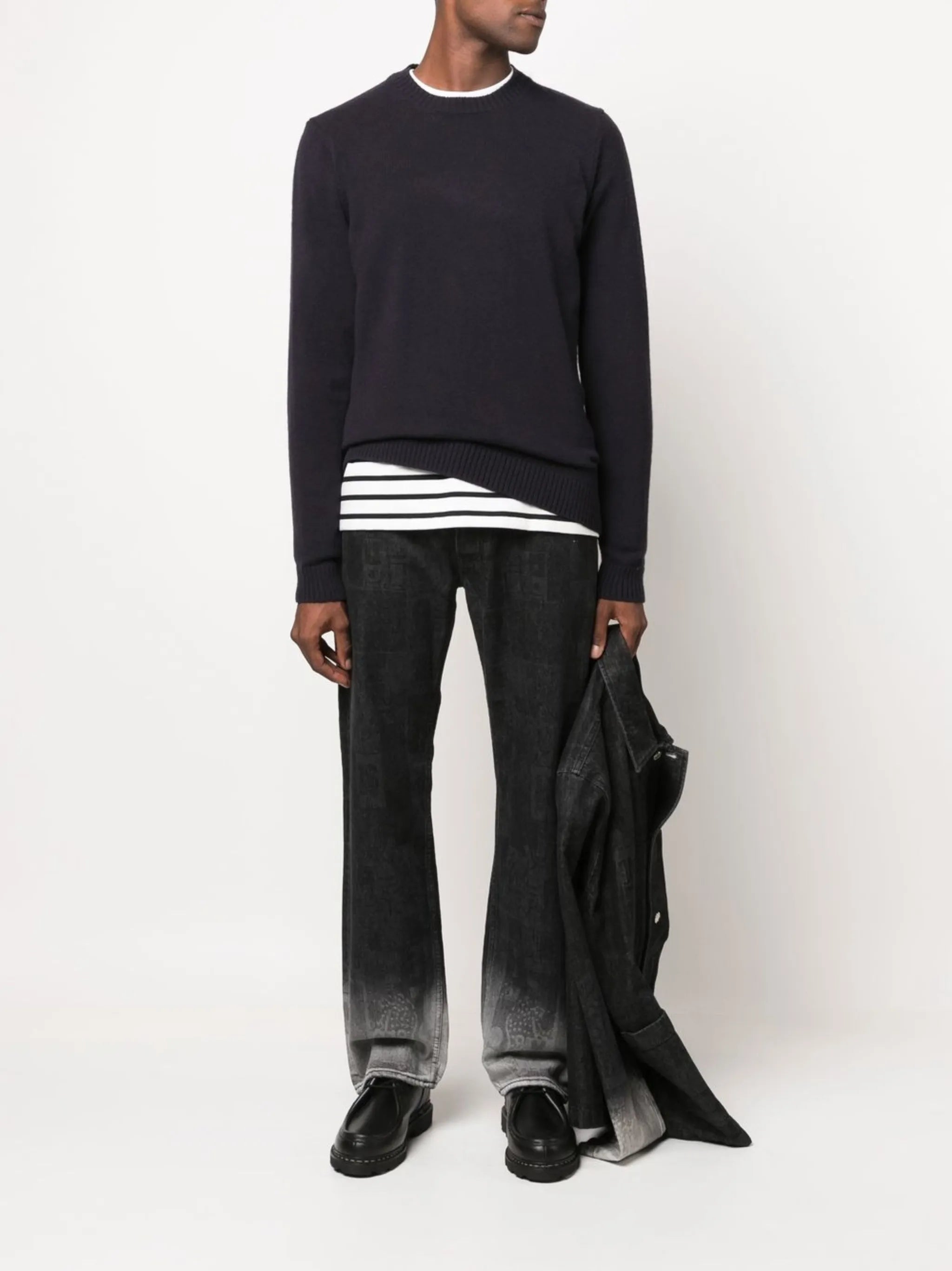 Beckett lambswool crewneck jumper