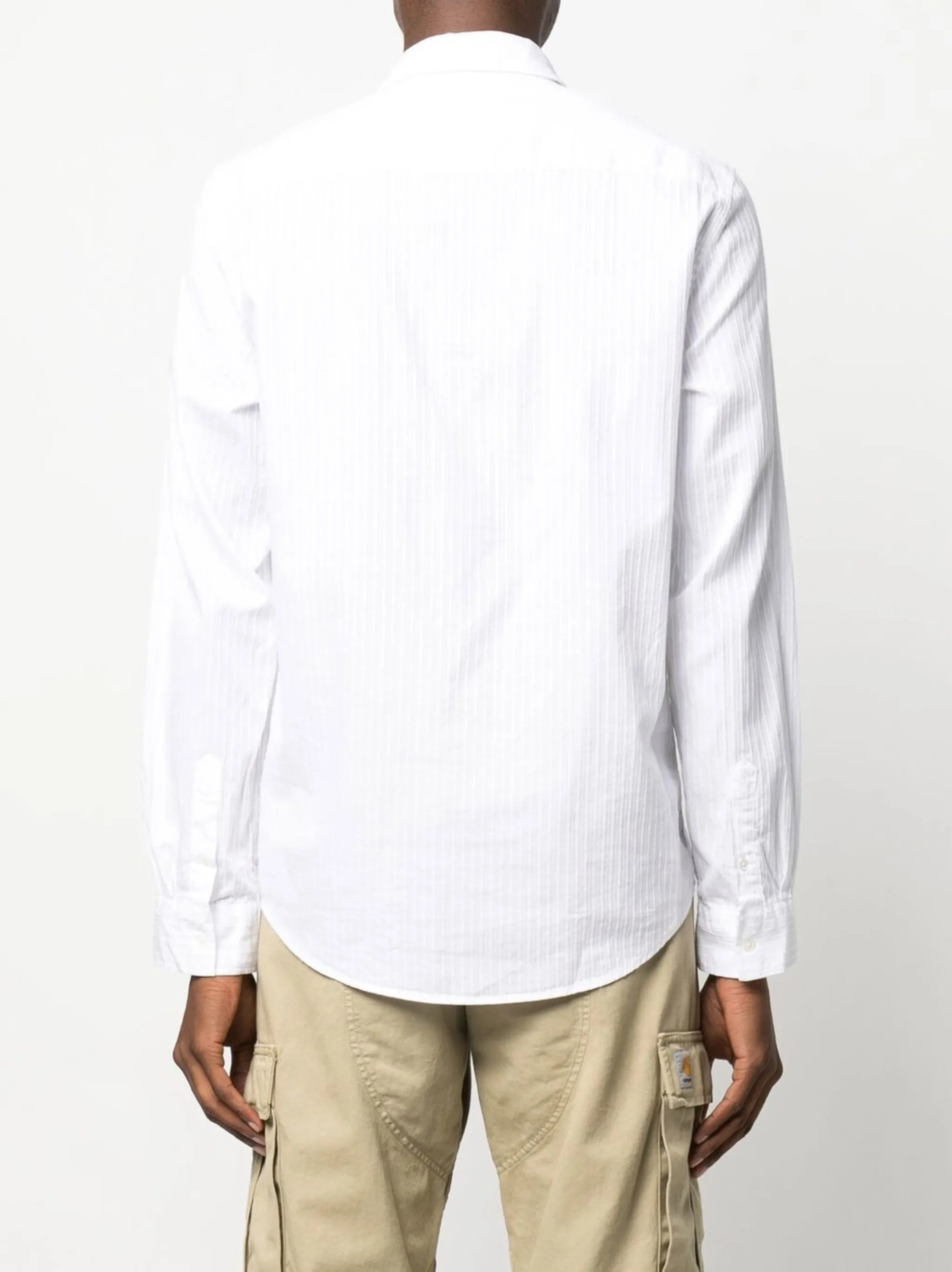 Timothy long-sleeve striped shirt