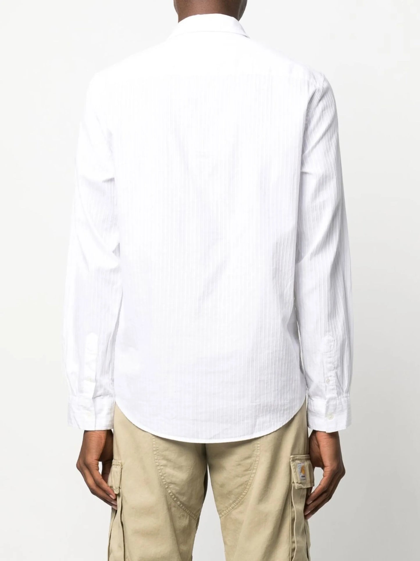 Timothy long-sleeve striped shirt