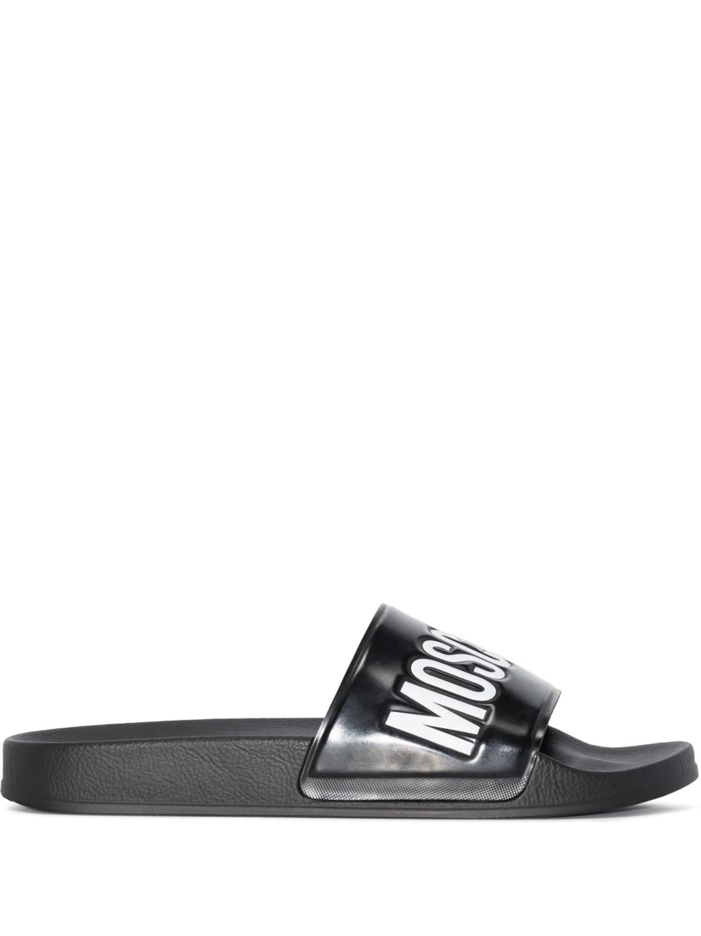 debossed-logo pool slides