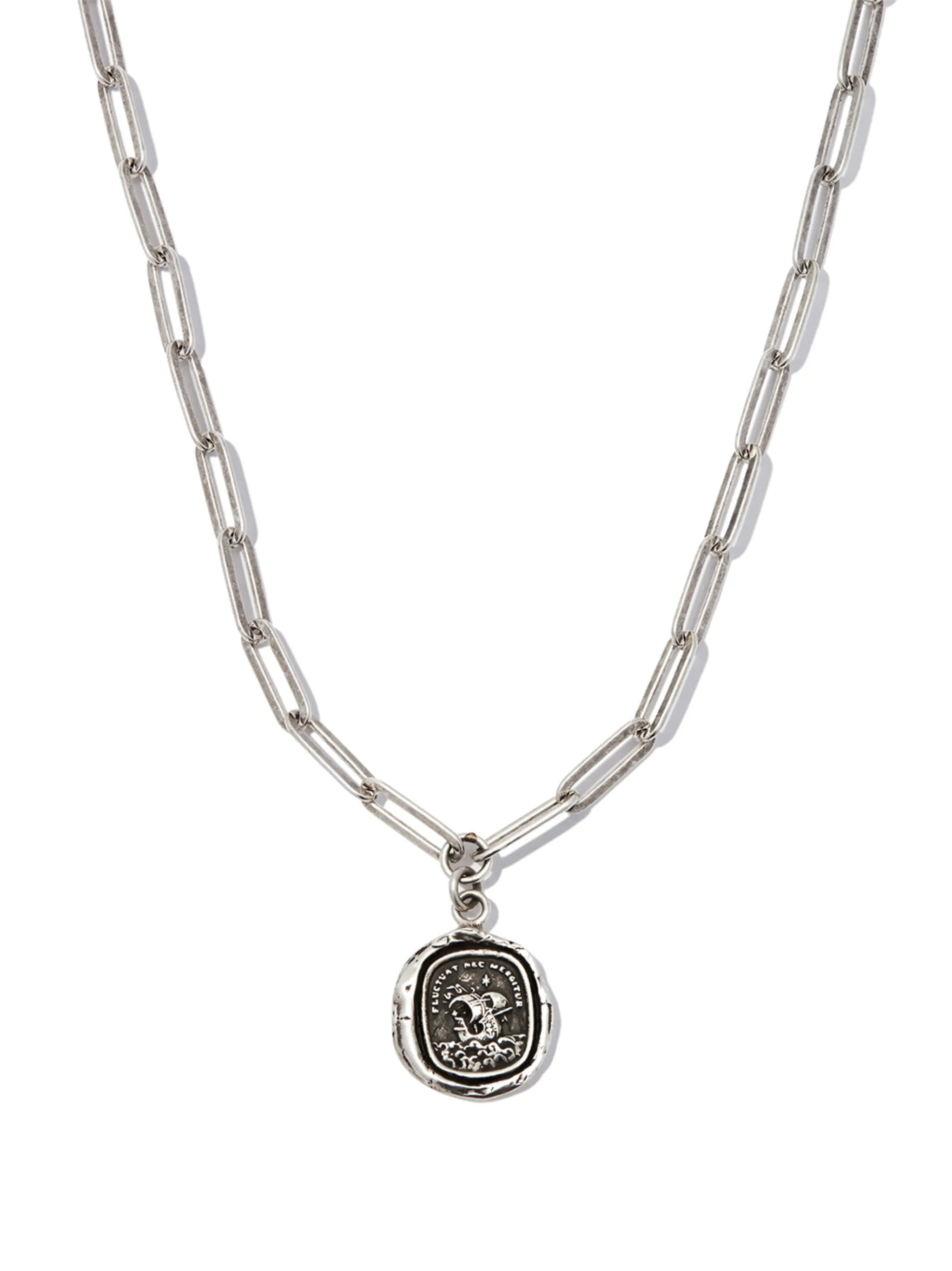 sterling silver Strength and Resilience charm necklace