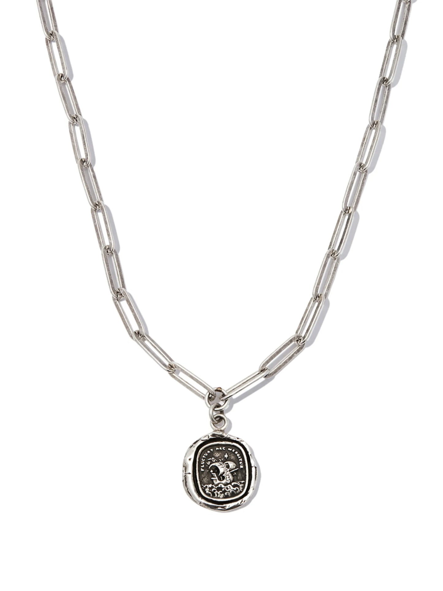 sterling silver Strength and Resilience charm necklace
