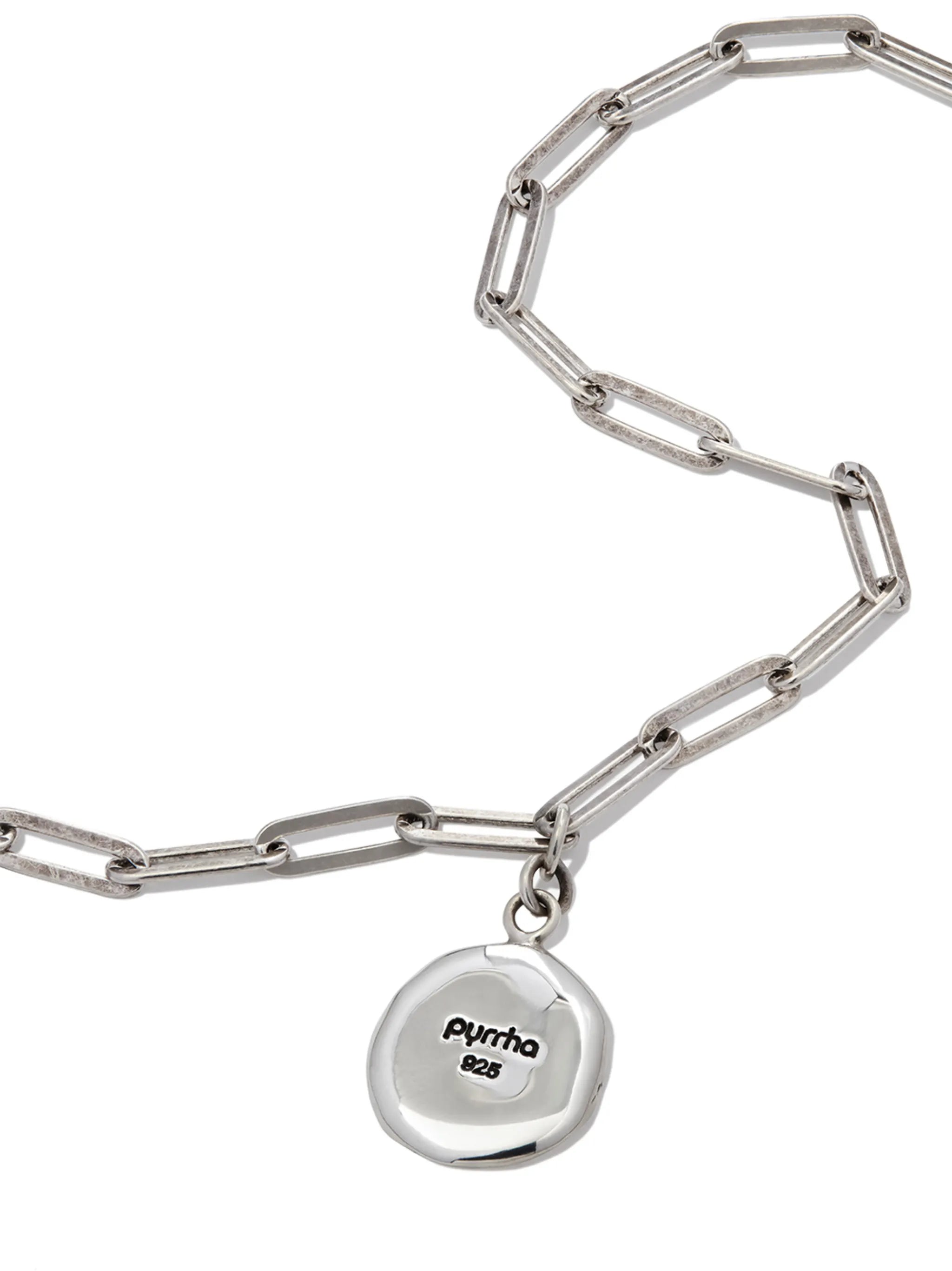 sterling silver Strength and Resilience charm necklace