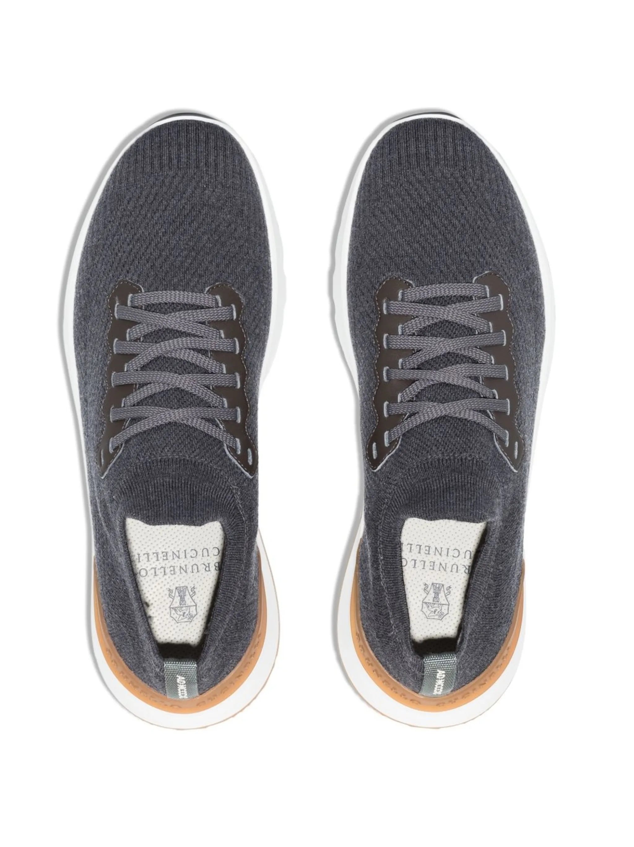knitted low-top sneakers