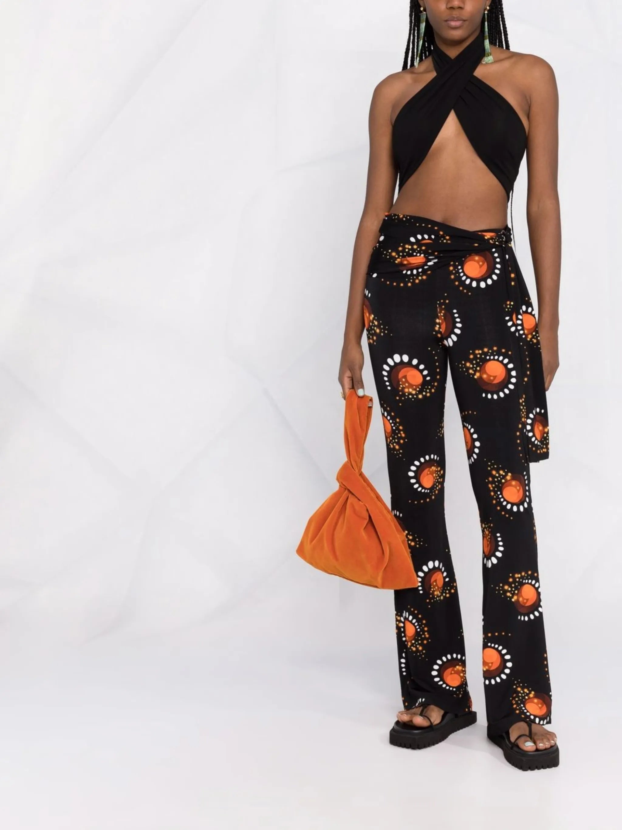 Jasmine halterneck crop top