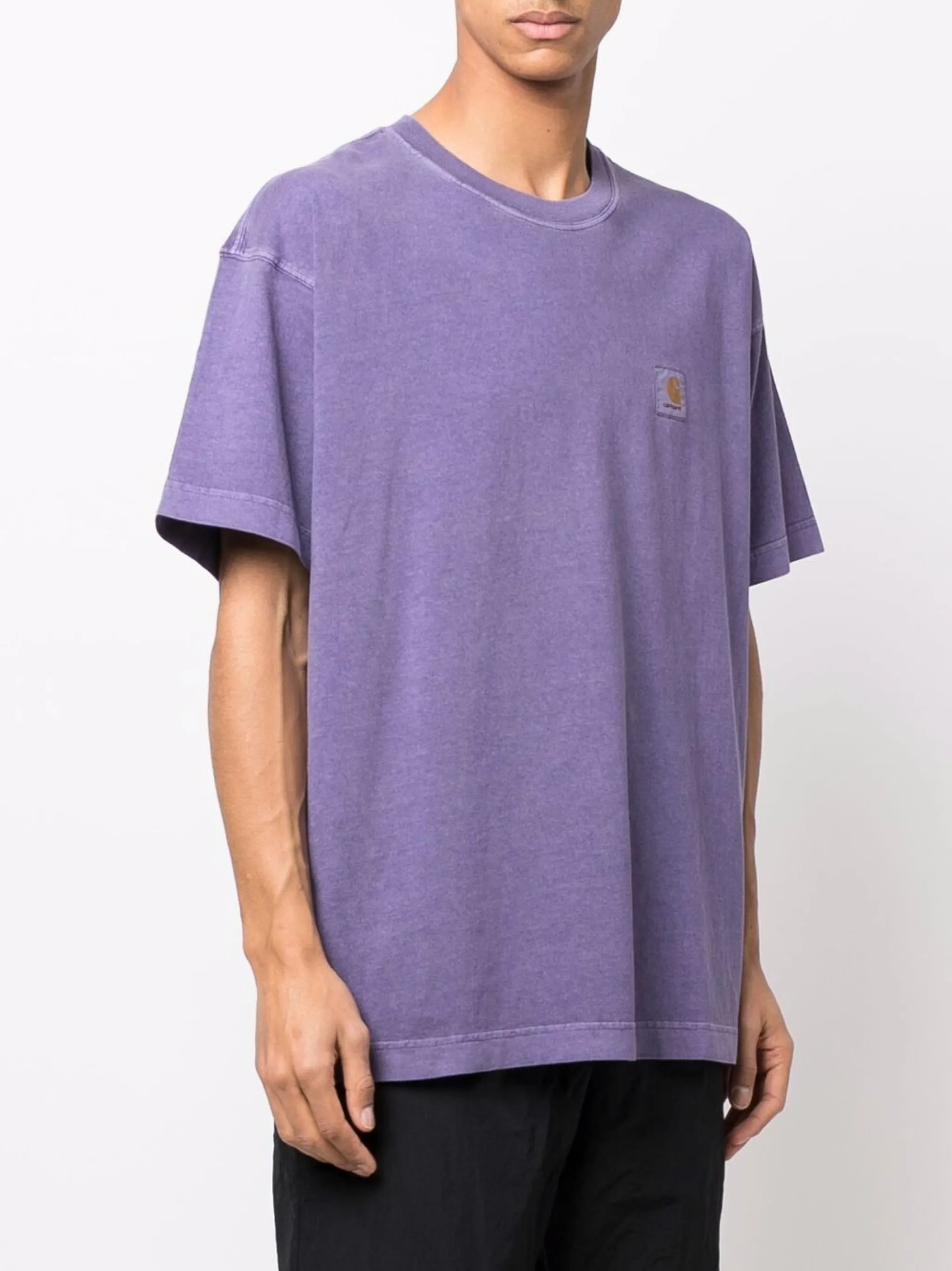 Nelson logo-patch cotton T-shirt