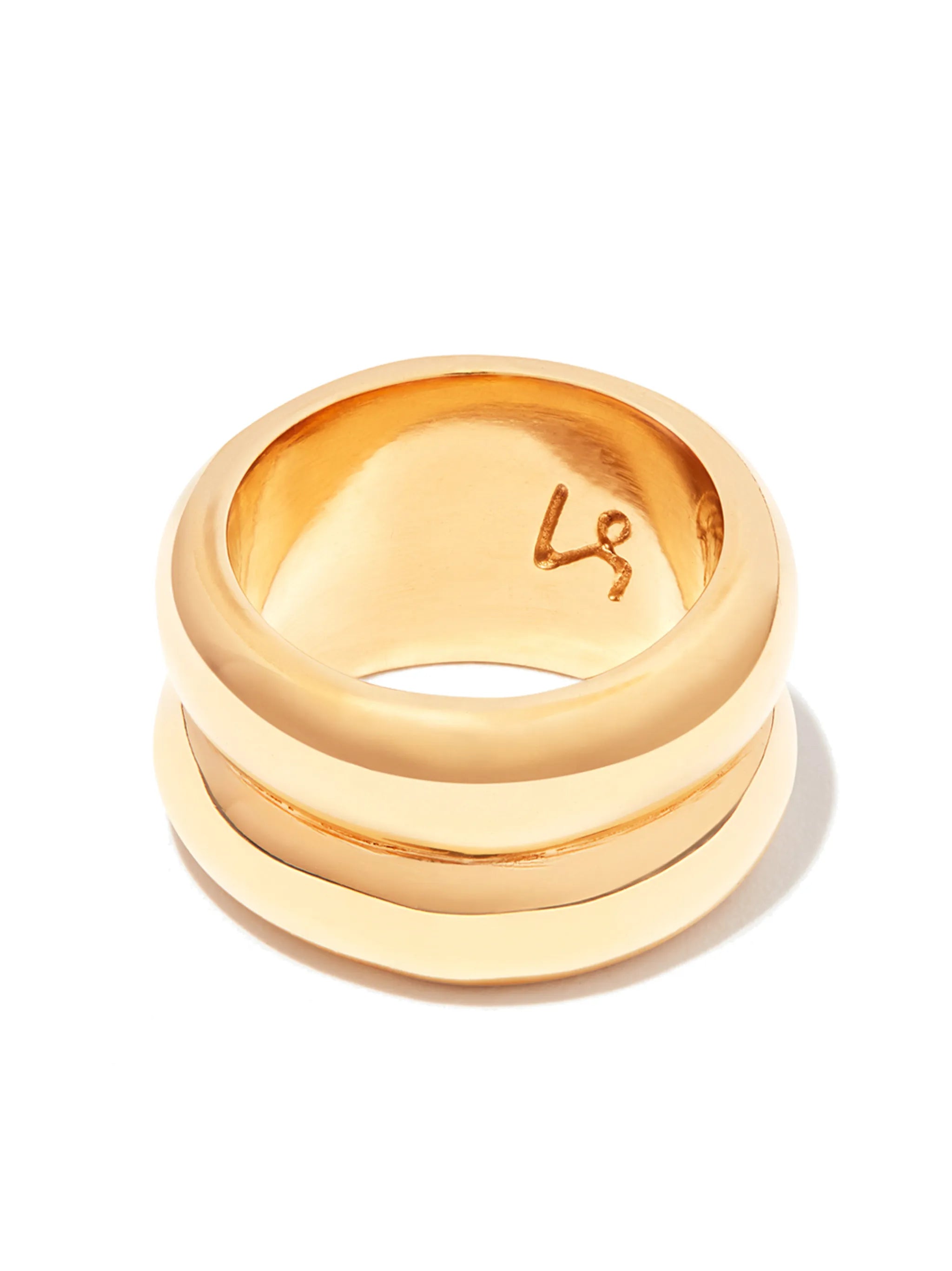 Double Puff gold vermeil cigar band