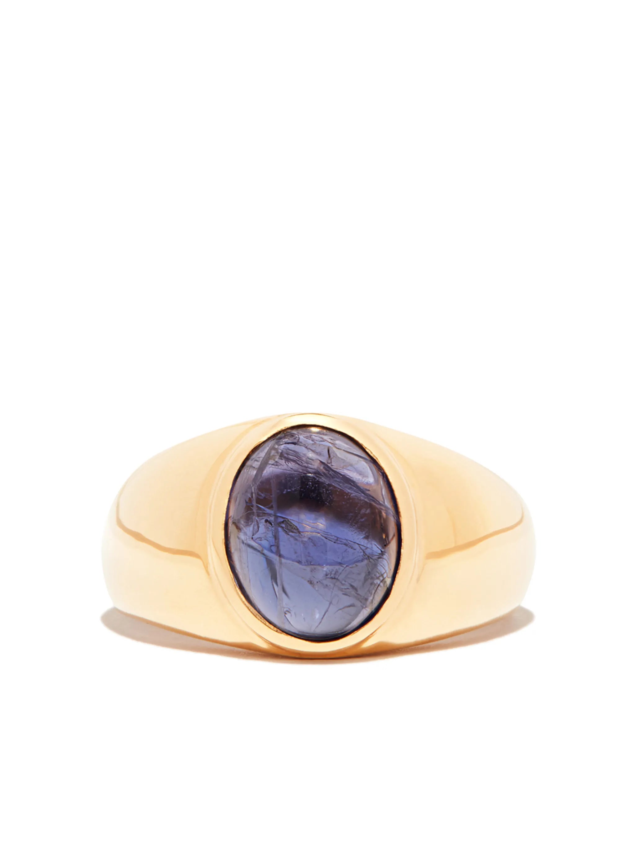Classico iolite signet ring
