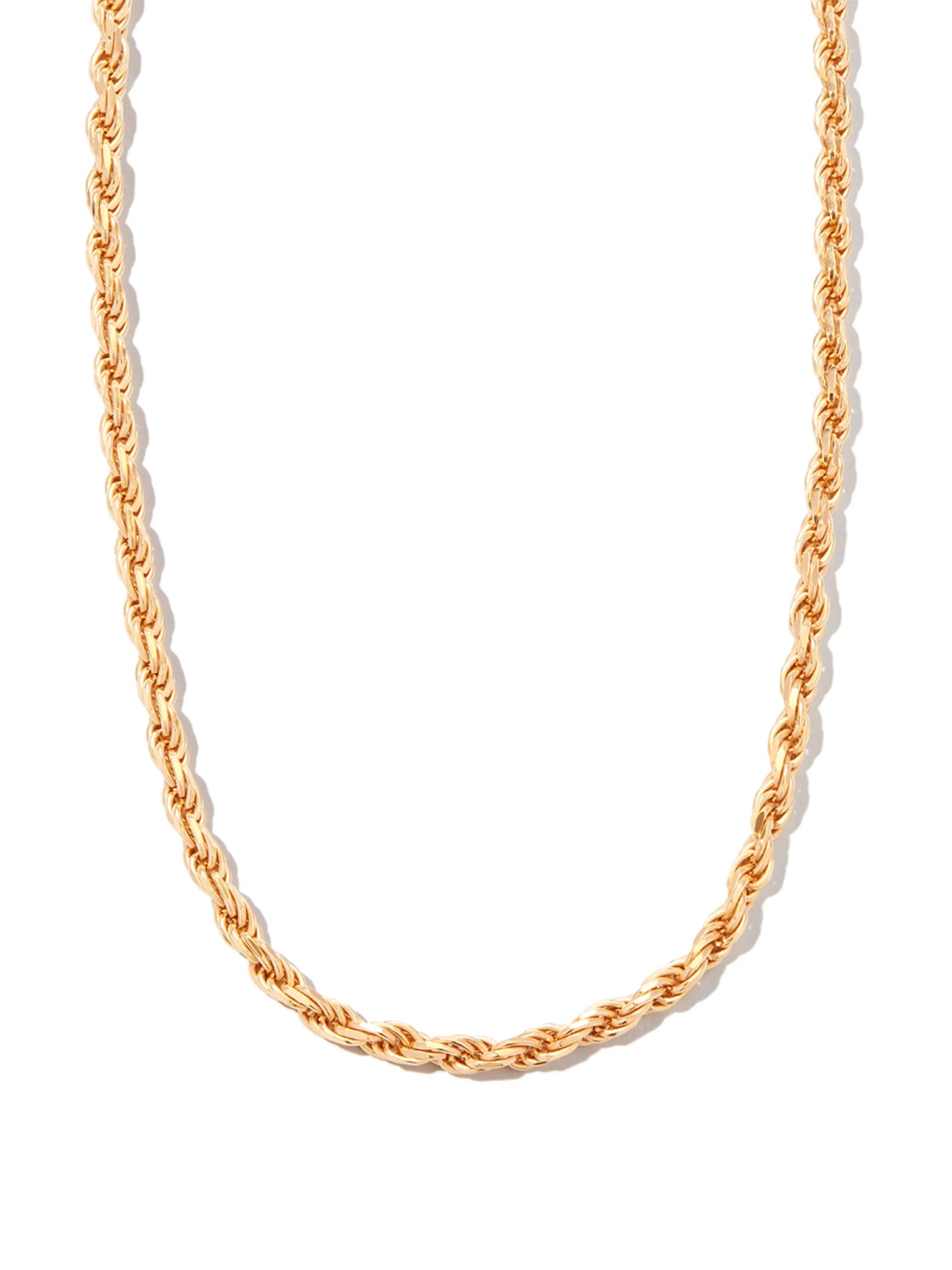 gold veremil rope-chain necklace