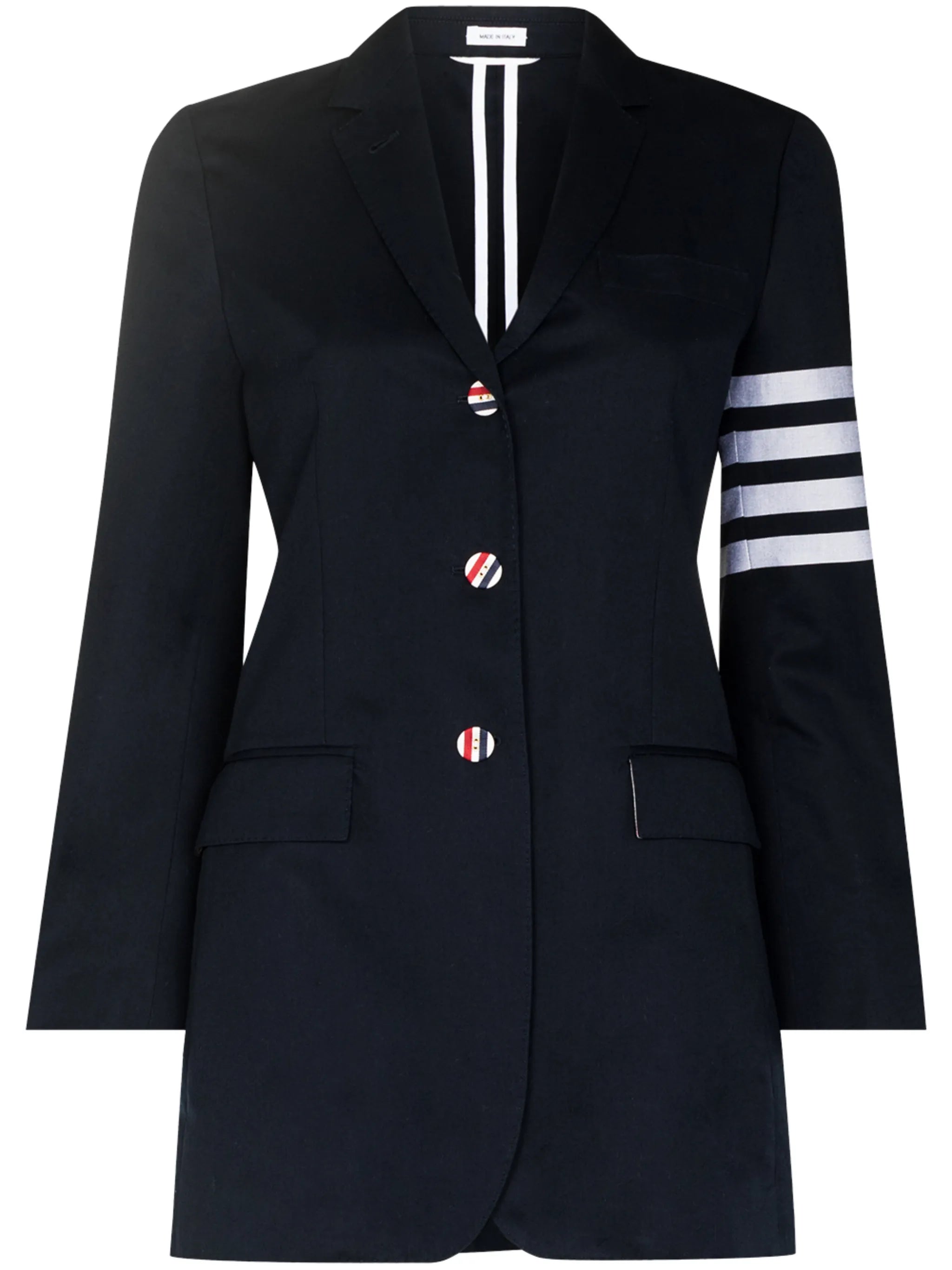 4-Bar tailored single-breasted blazer