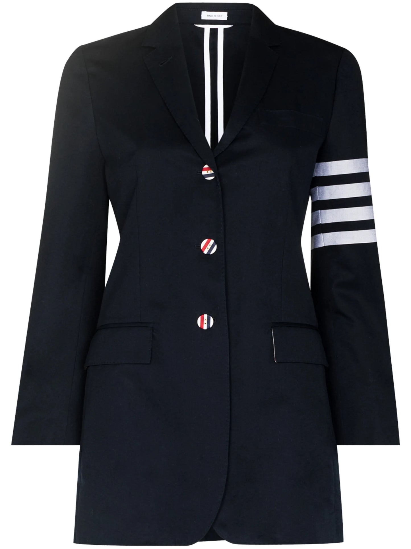 4-Bar tailored single-breasted blazer