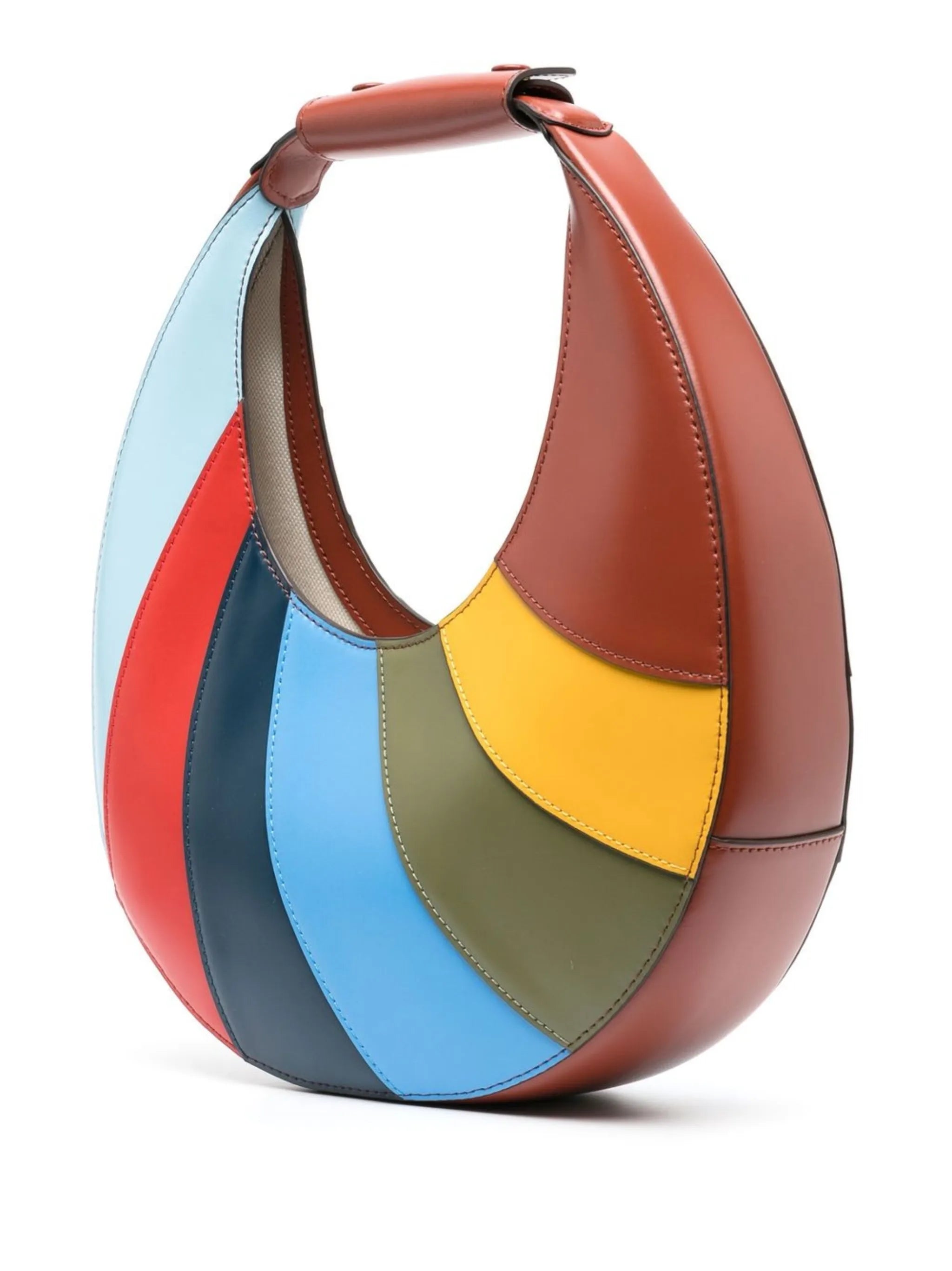 Riviera Moon panelled shoulder bag