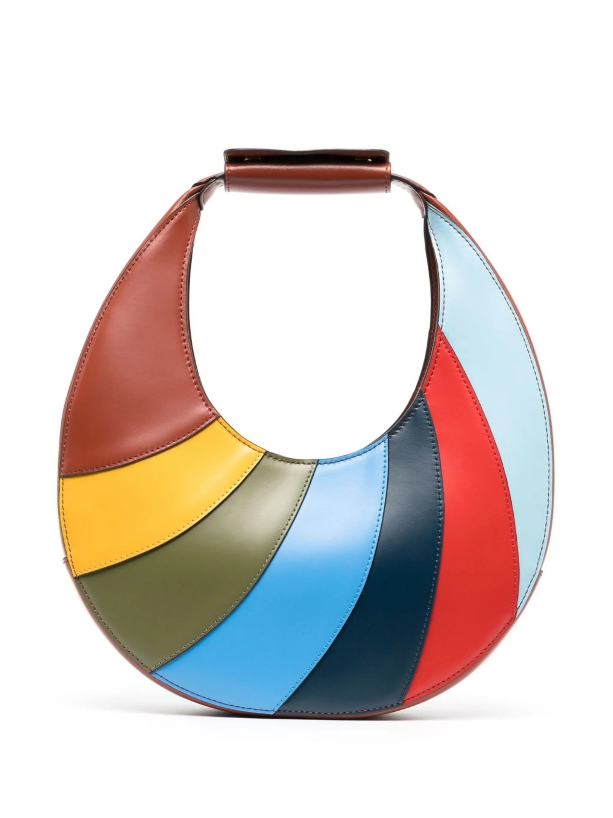 Riviera Moon panelled shoulder bag