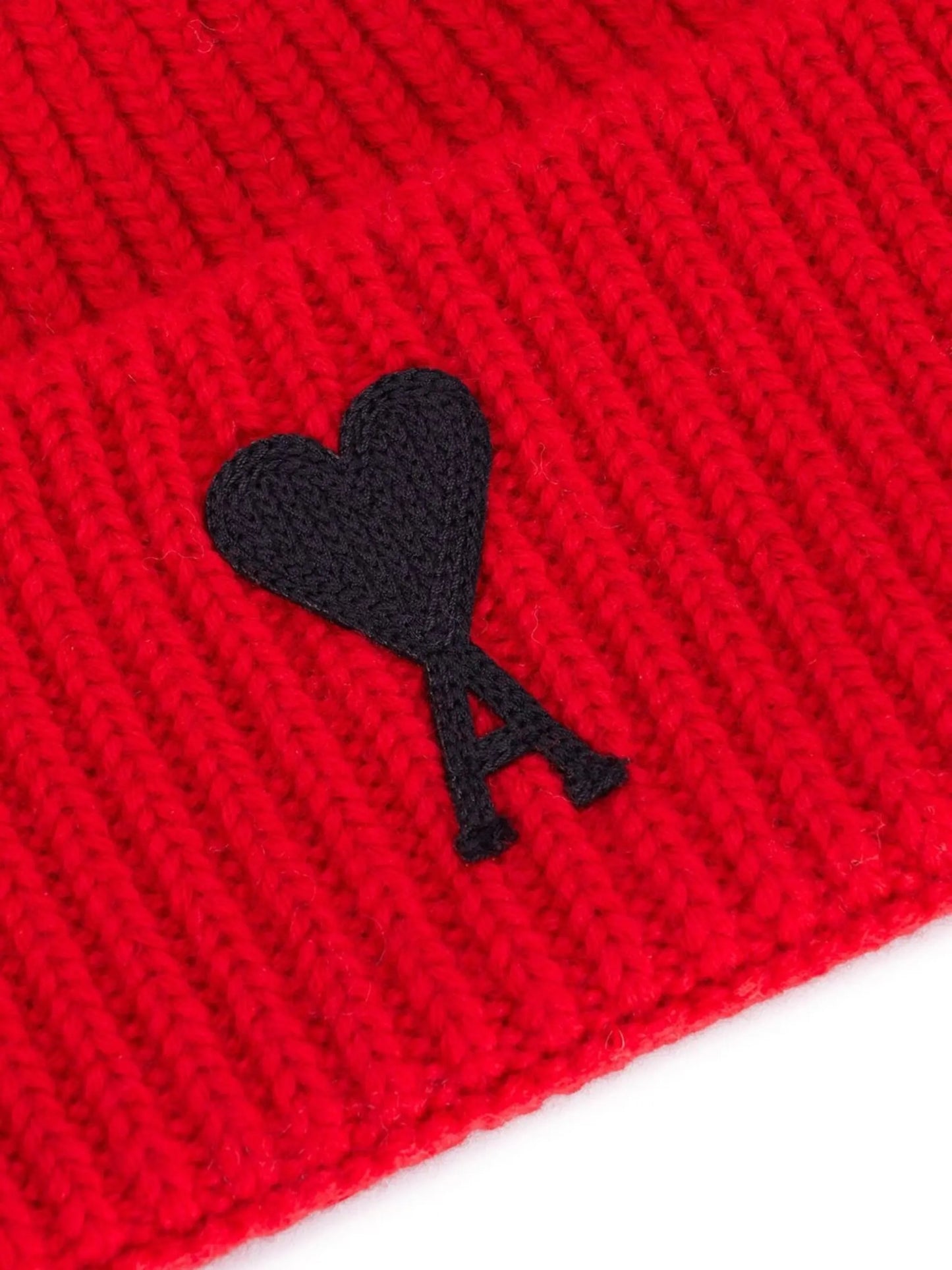 Ami de Coeur ribbed beanie