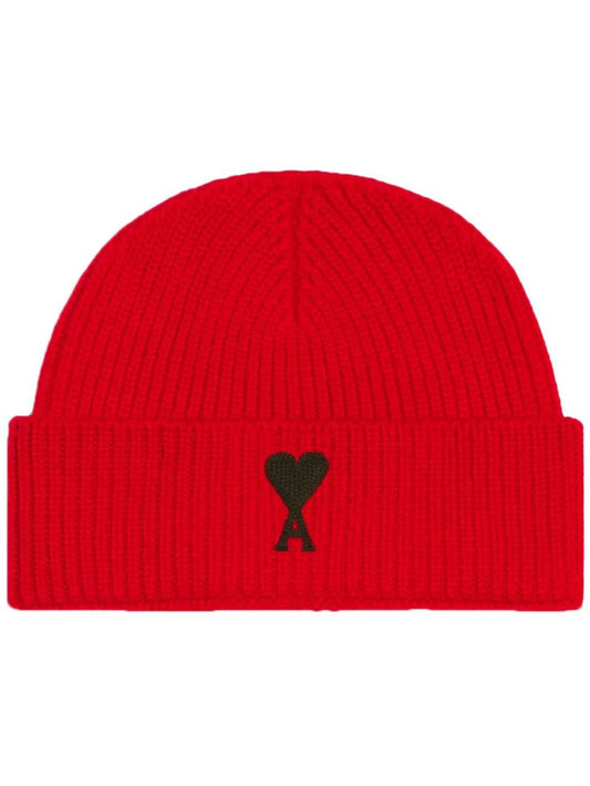 Ami de Coeur ribbed beanie