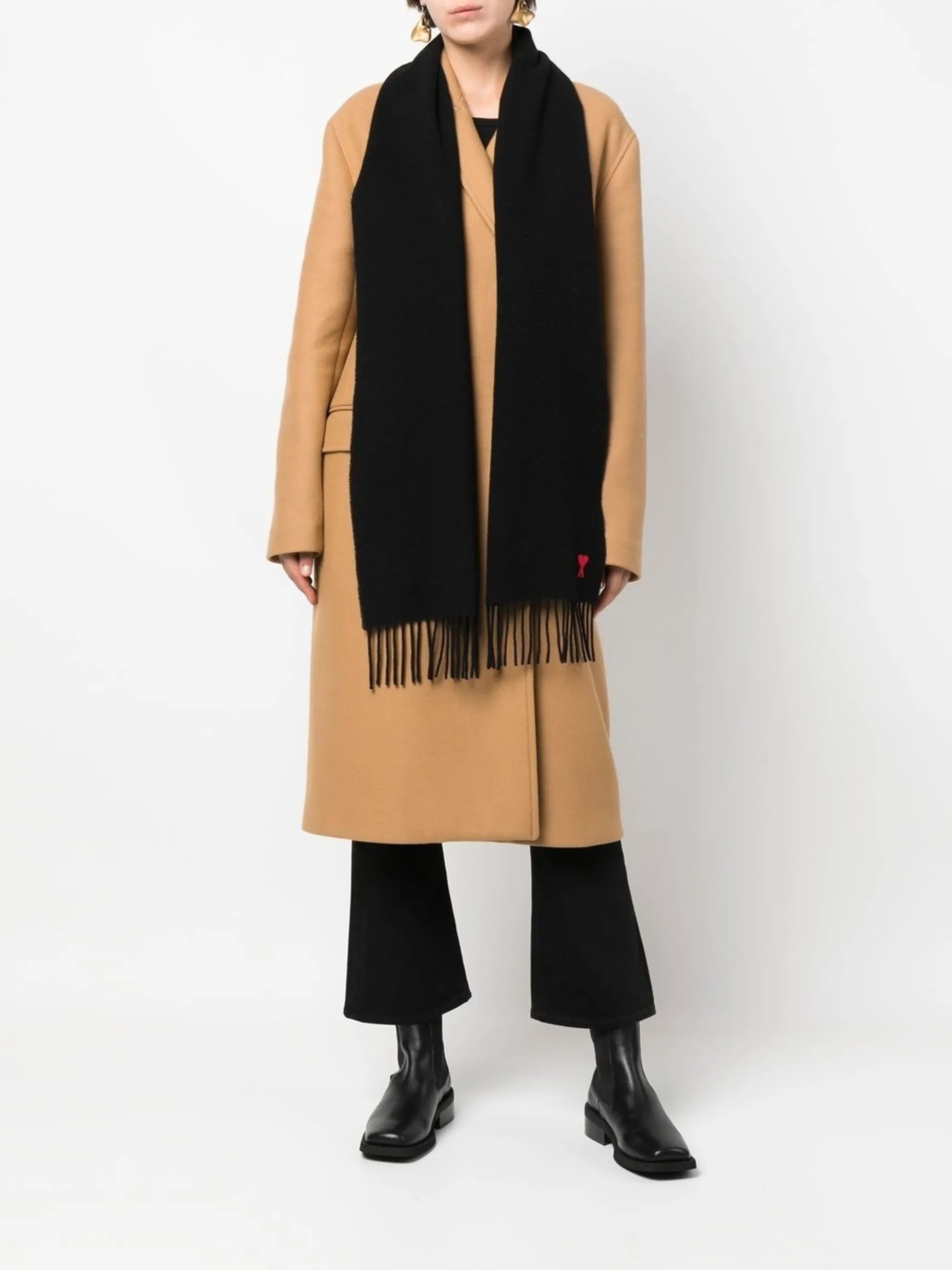 Ami De Cœur wool scarf