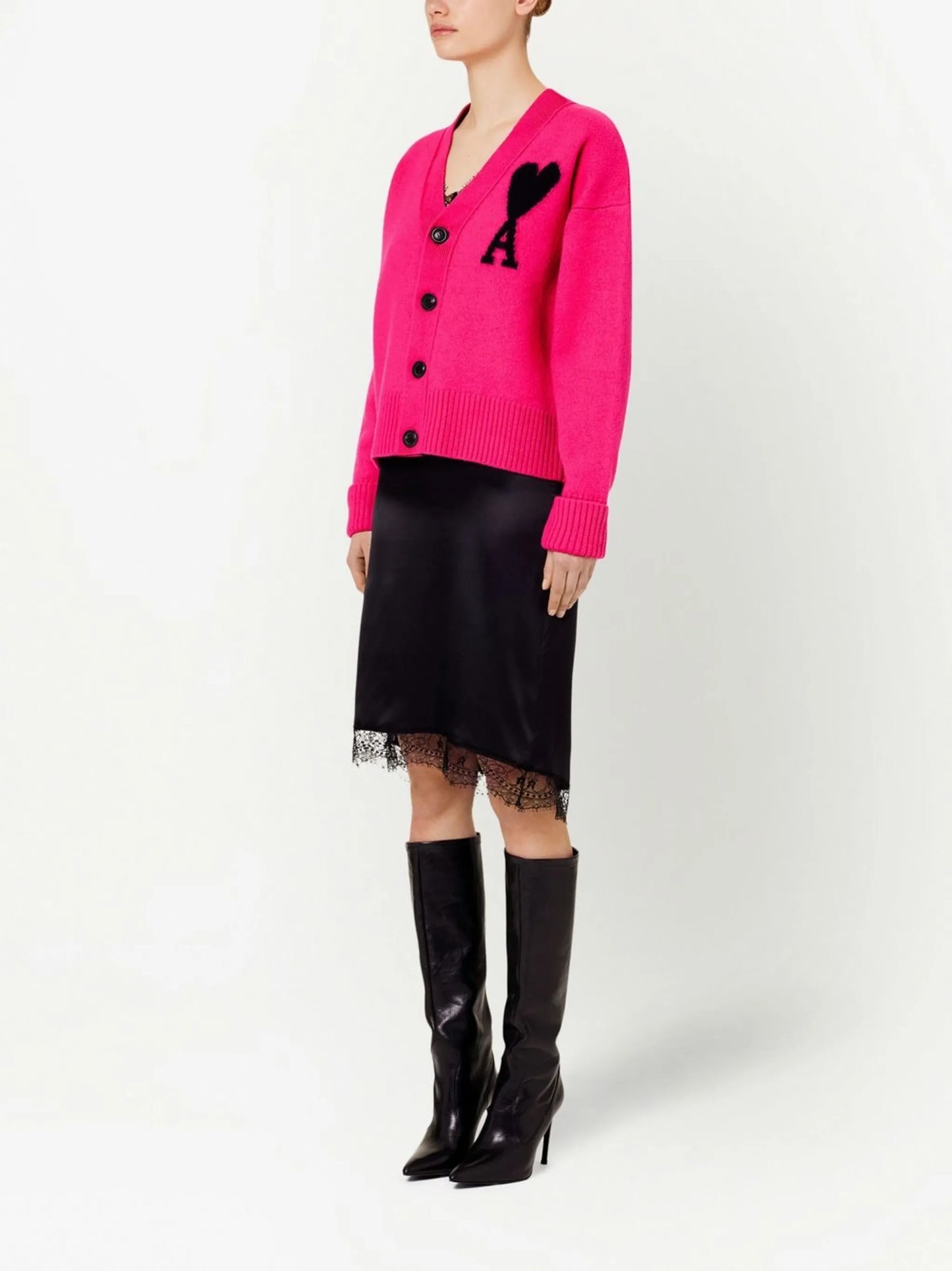 Ami de Coeur wool cardigan
