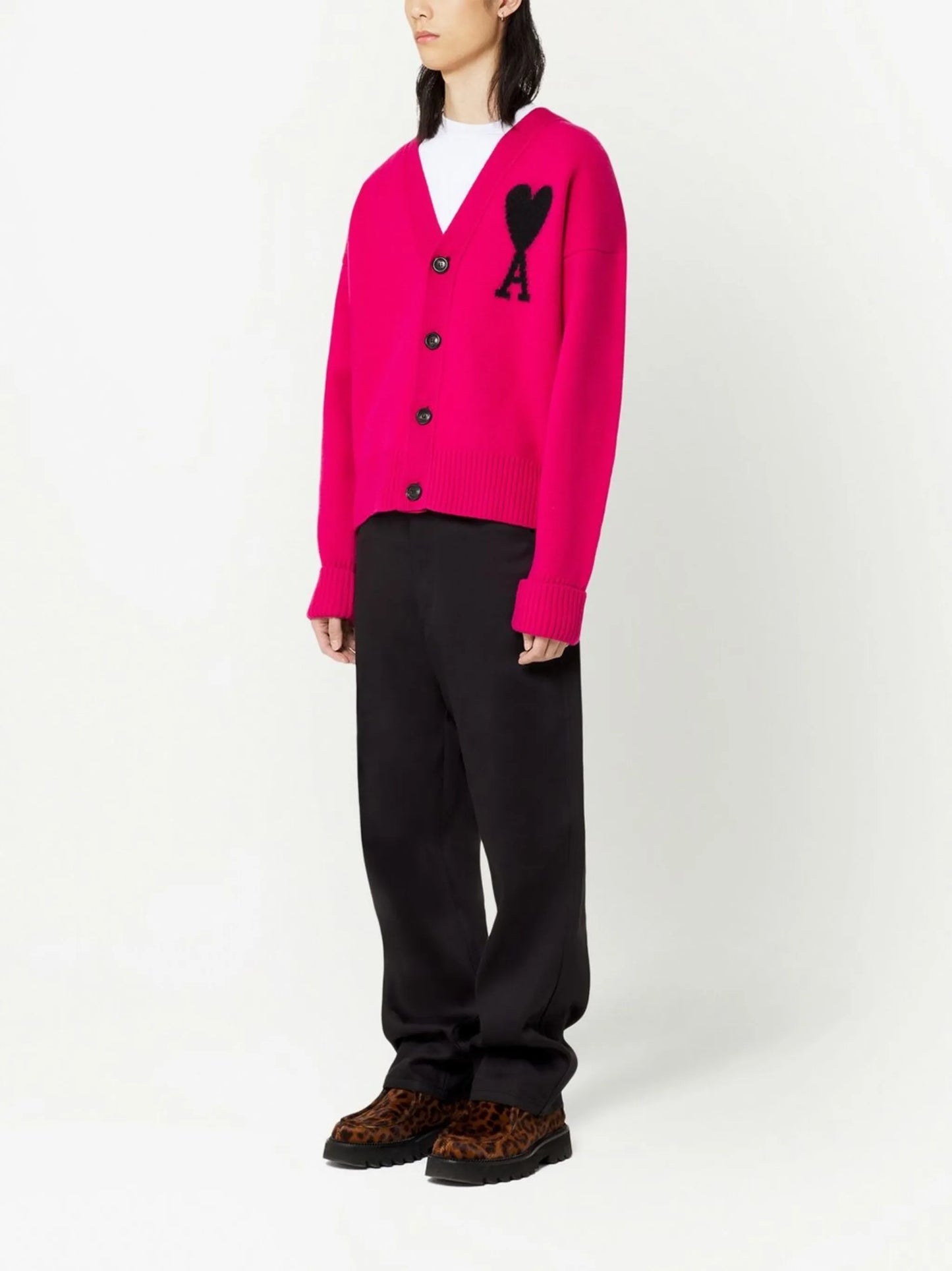 Ami de Coeur wool cardigan