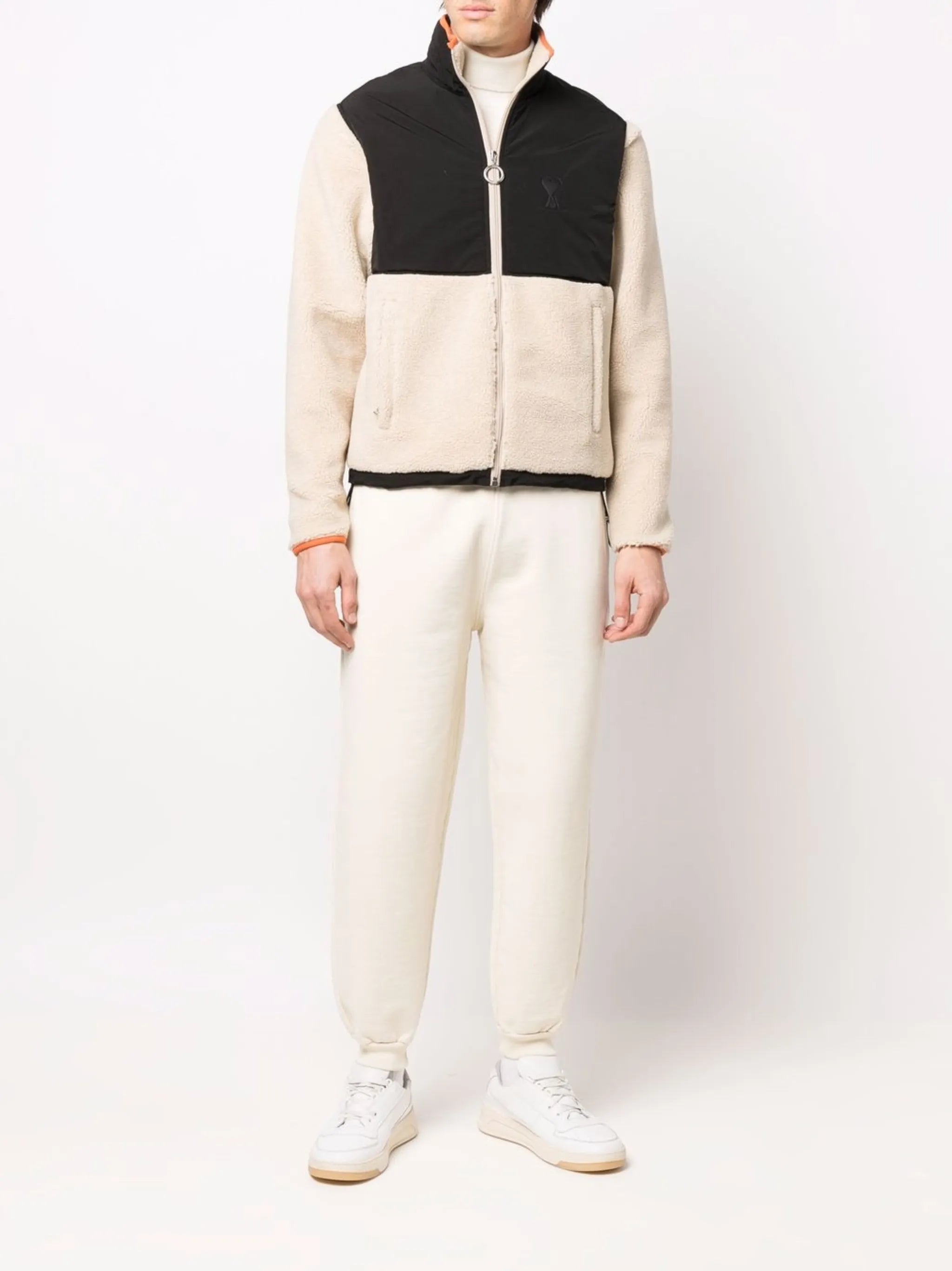 Ami de Coeur panelled jacket