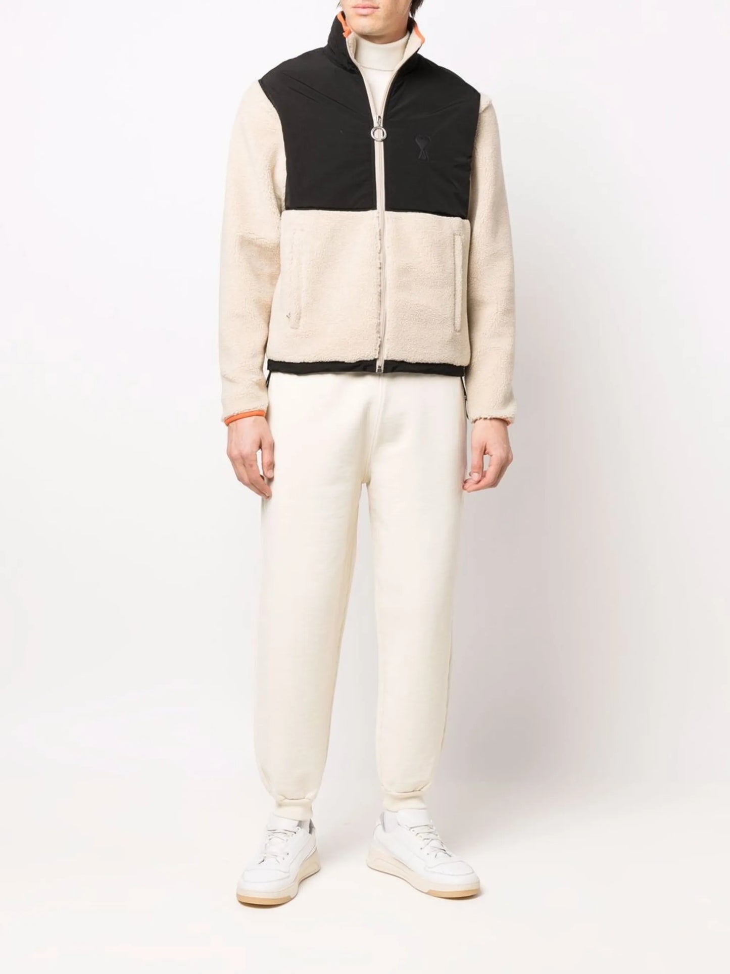 Ami de Coeur panelled jacket