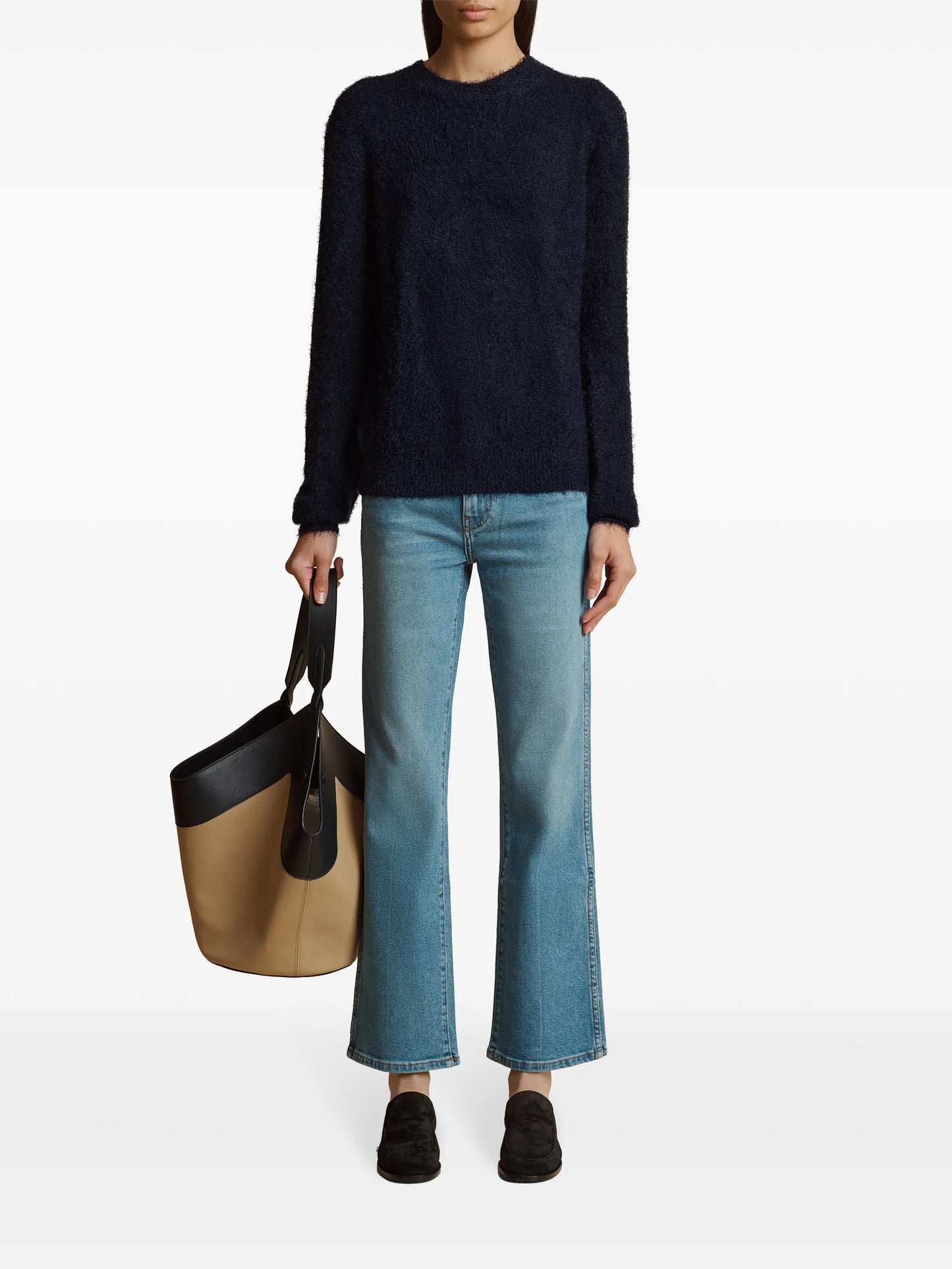 Vivian kick-flare cropped jeans