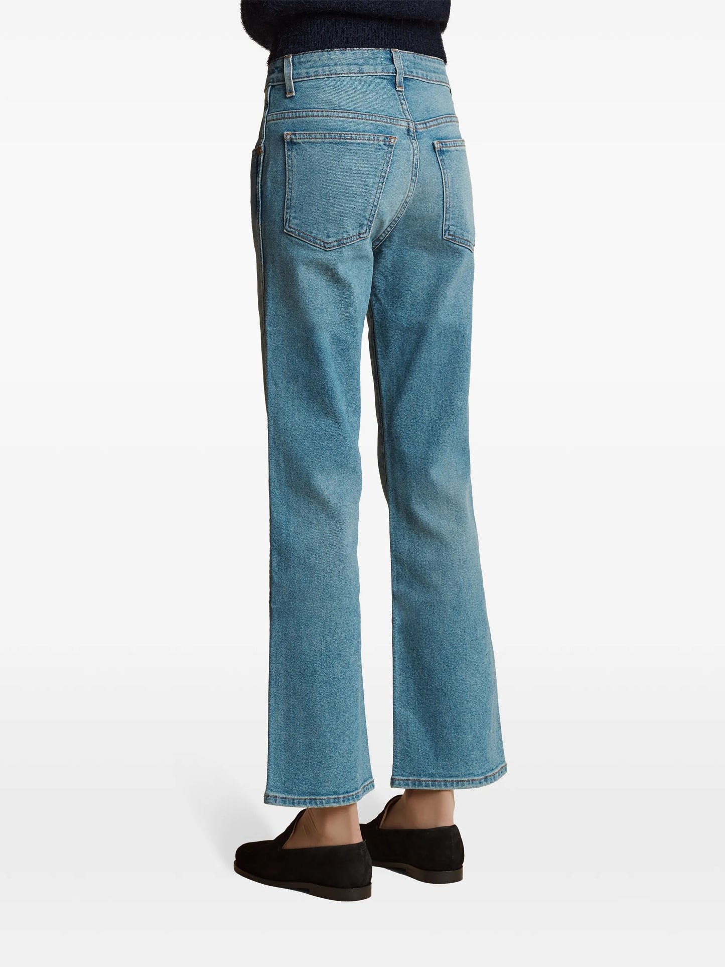 Vivian kick-flare cropped jeans