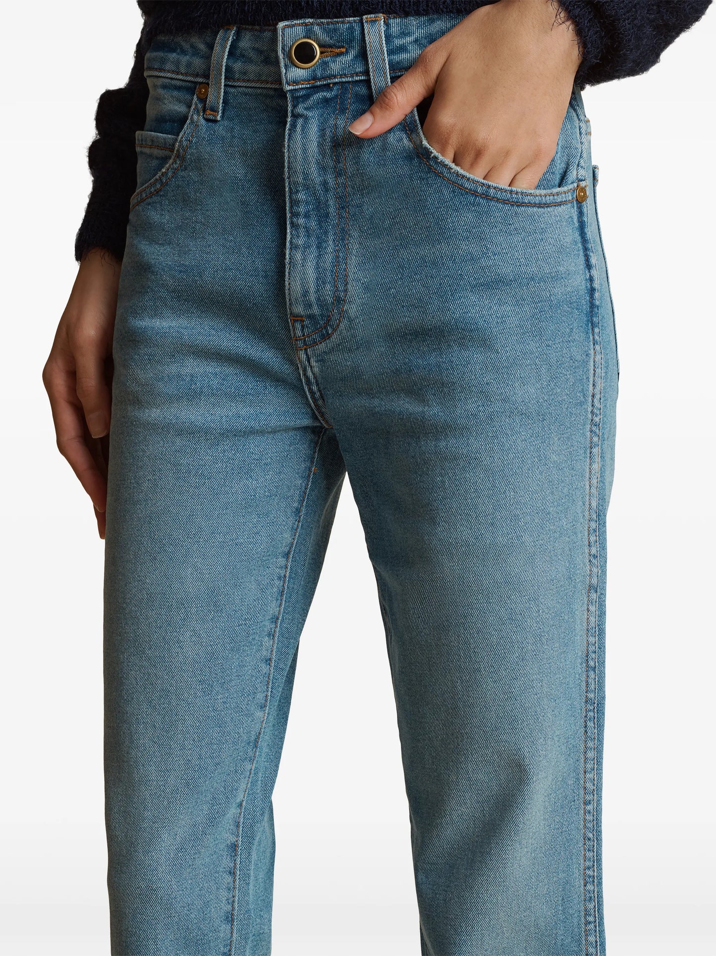 Vivian kick-flare cropped jeans