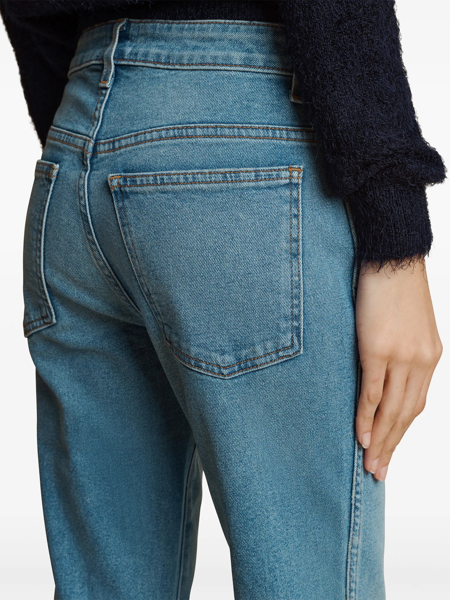 Vivian kick-flare cropped jeans