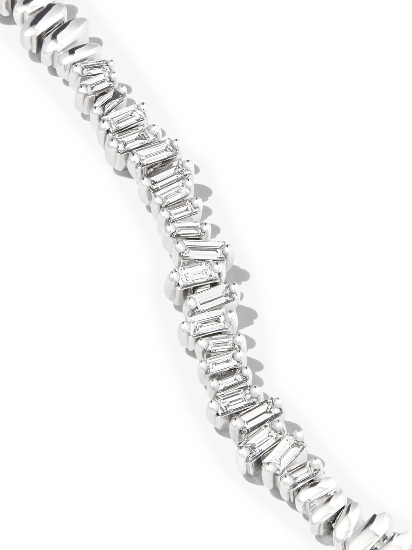 18kt white gold ID Bar diamond bracelet