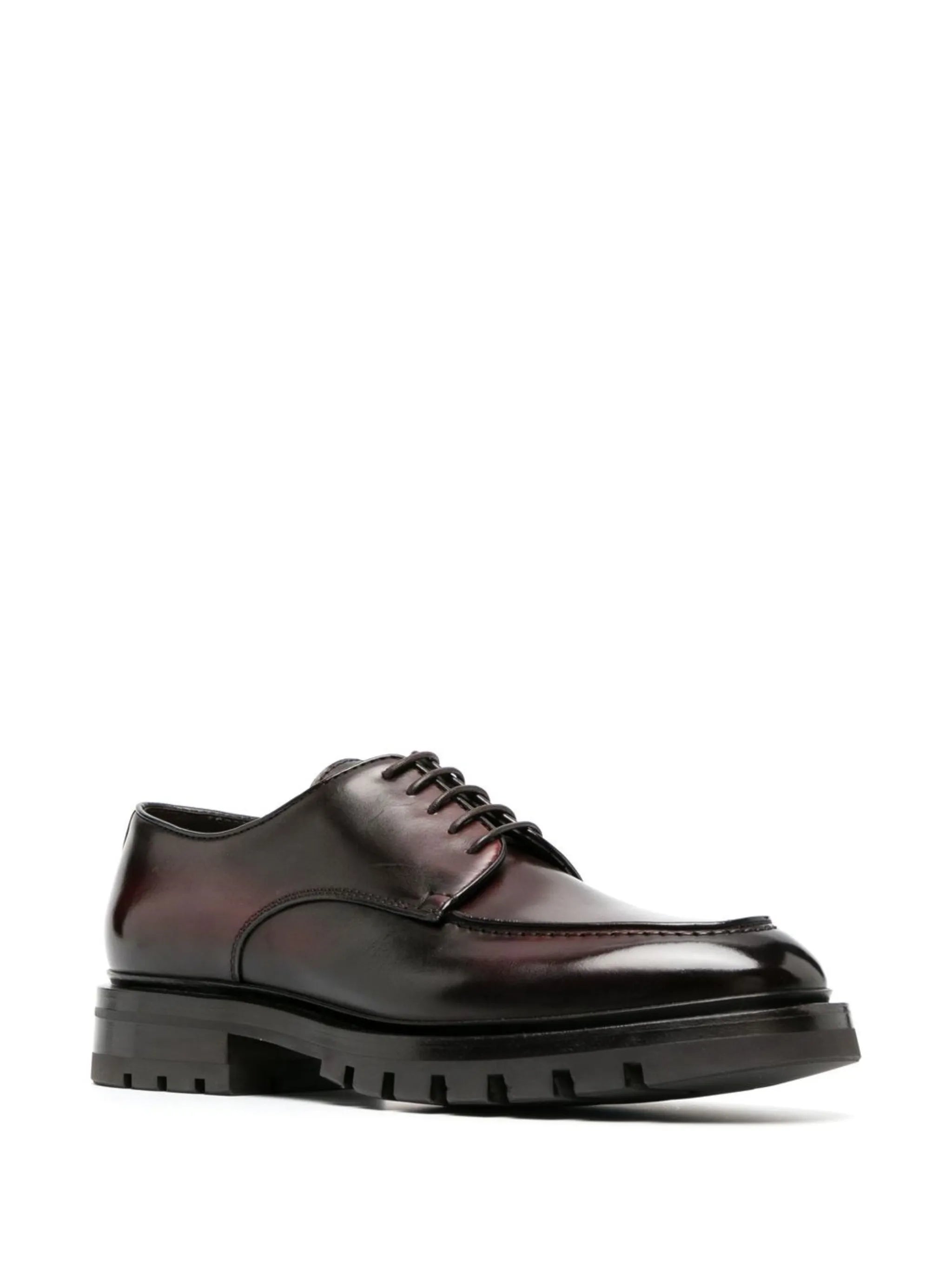 ridged-sole Derby shoes